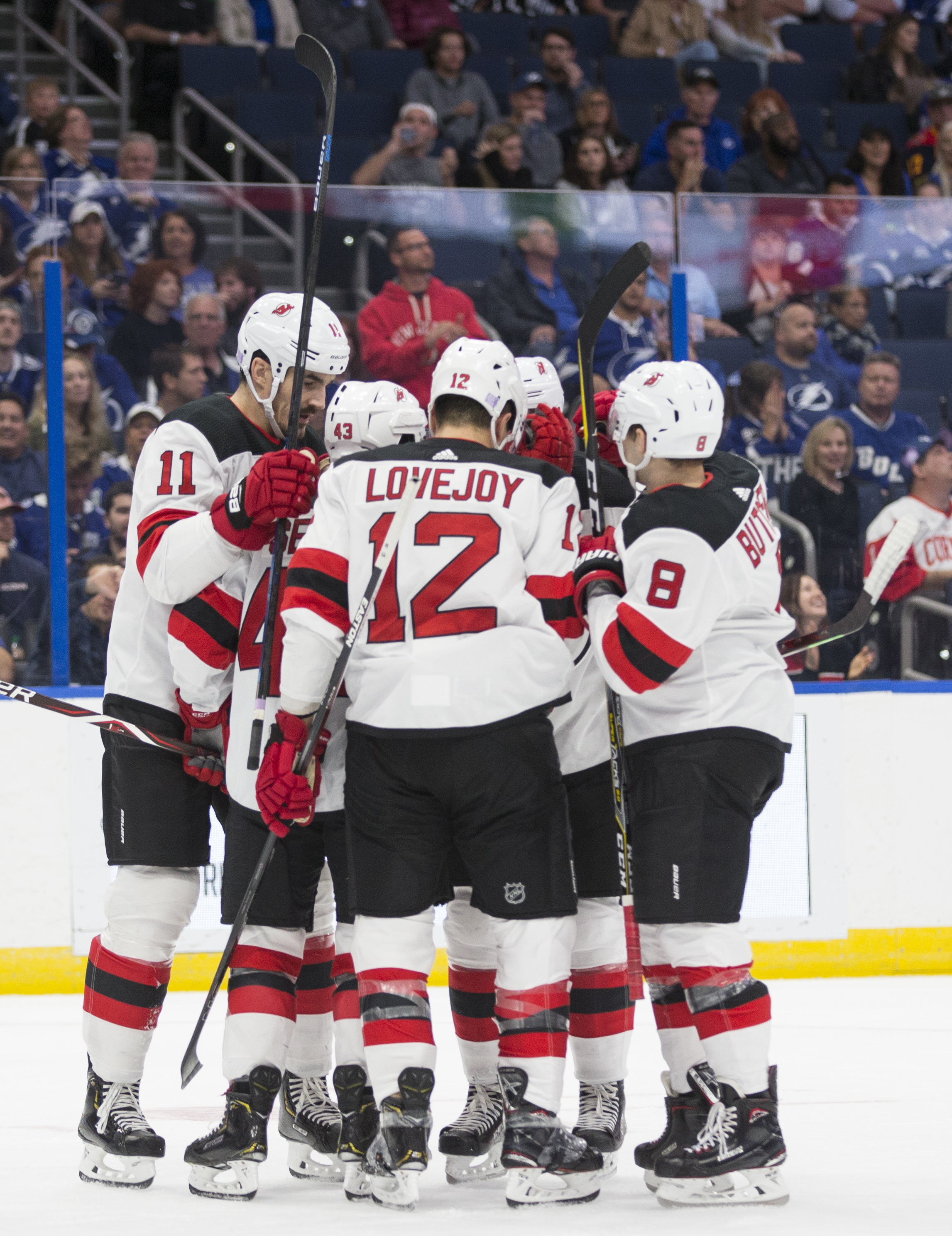 Point scores twice, Lightning stop Devils 5-2