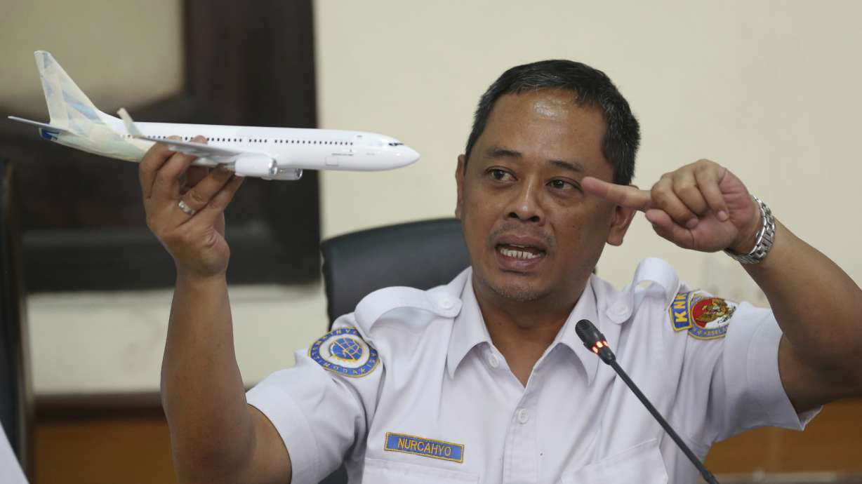 The Latest: Boeing cites airline error in Indonesian crash