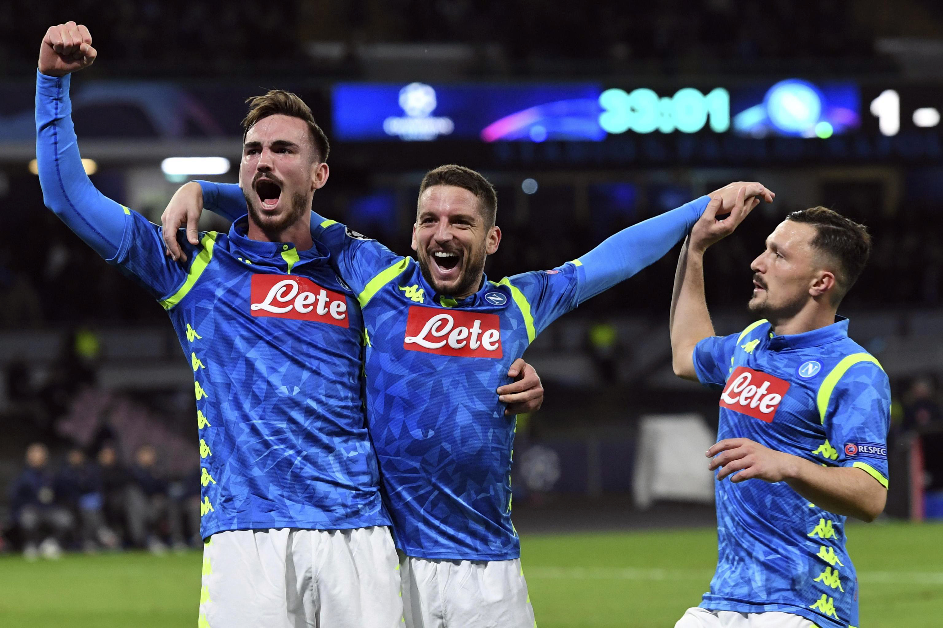 Napoli beats Red Star 3-1 but will have to wait to progress