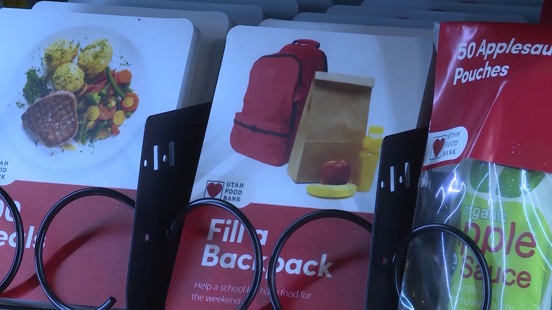 Vending machines set up for the purpose of helping people donate to charities during the holiday season have been set up in downtown Salt Lake for the second year after the success of last year. (Photo: KSL TV)