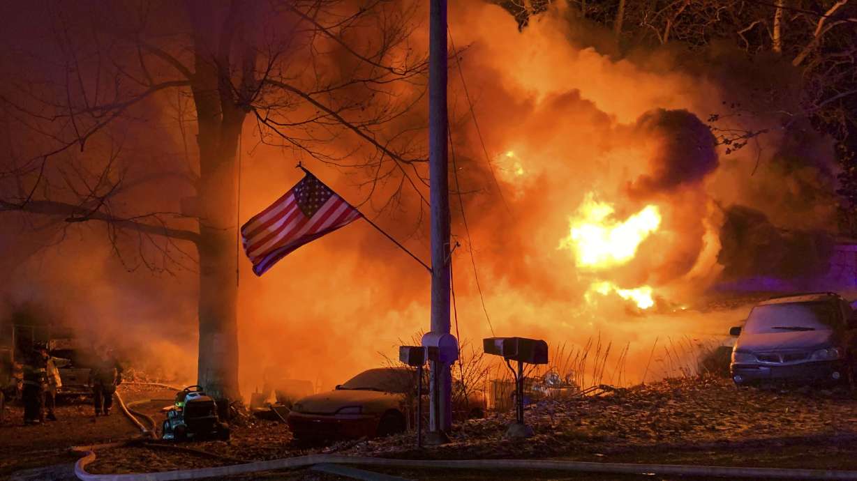 Father of 3 Indiana fire victims found dead hours later