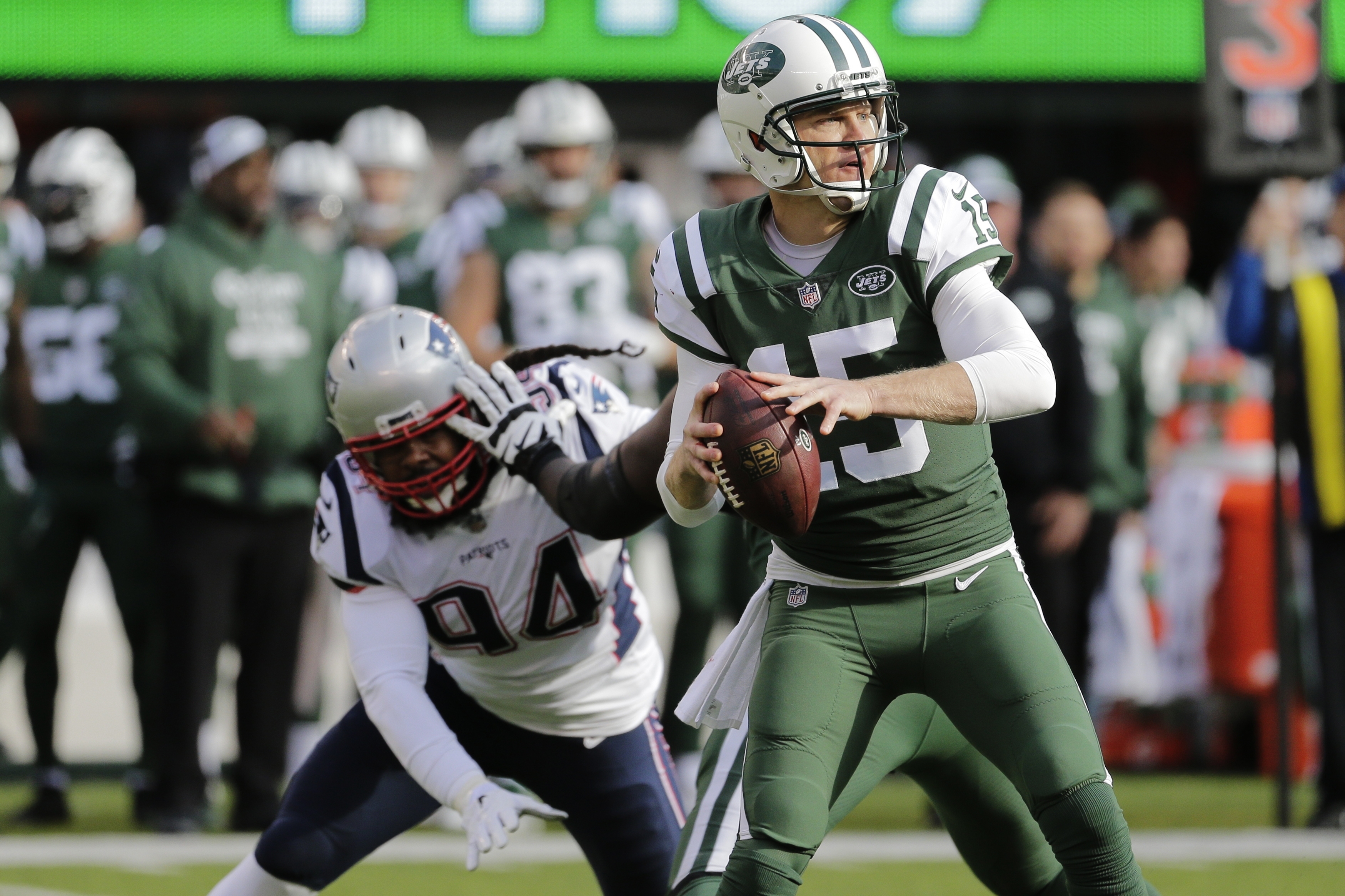 Jets QBs Darnold, McCown limited again at practice