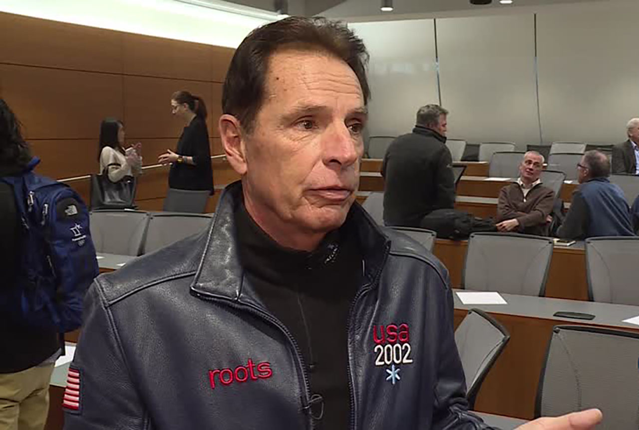 Olympic Exploratory Committee member Fraser Bullock says Salt Lake is in a unique position to host the Games at a reduced cost Thursday, Nov. 29, 2018. (Photo: Jay Dortzbach, KSL TV)