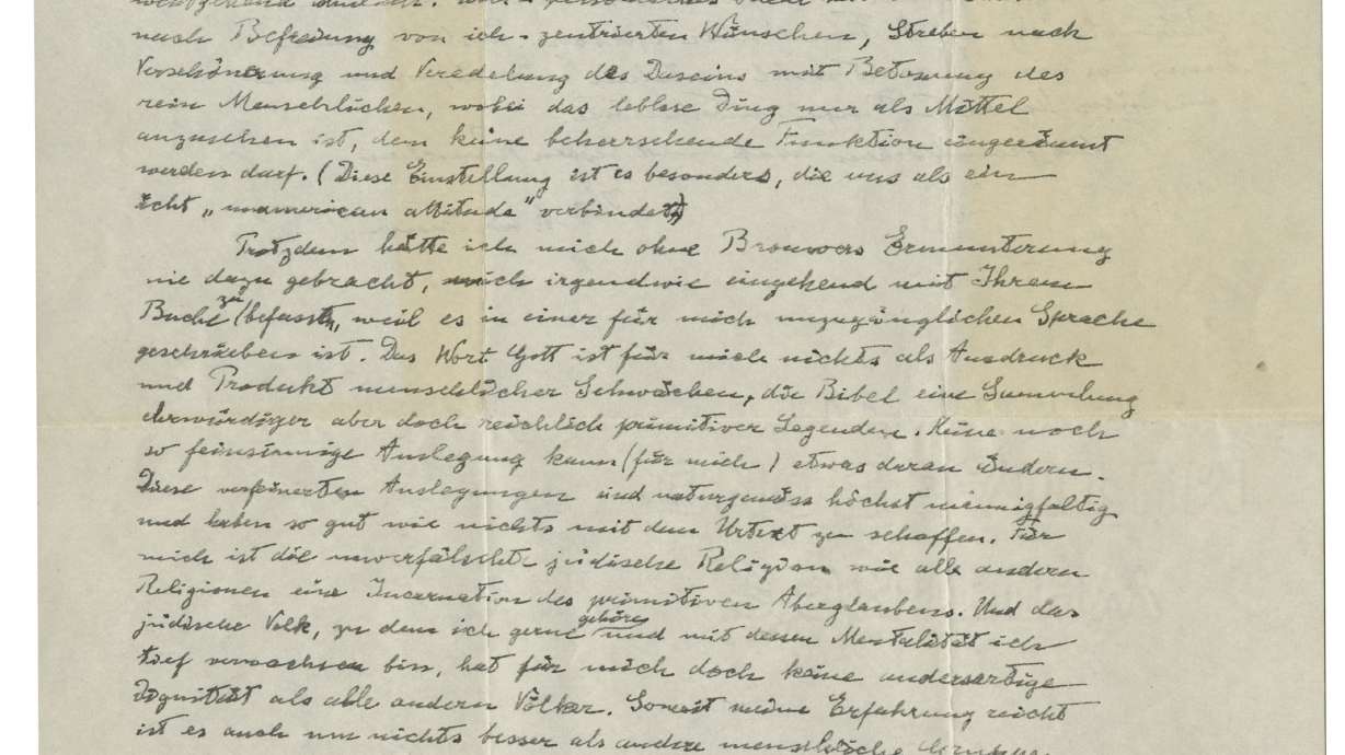 The Latest: Bible inscribed by Einstein fails to find buyer