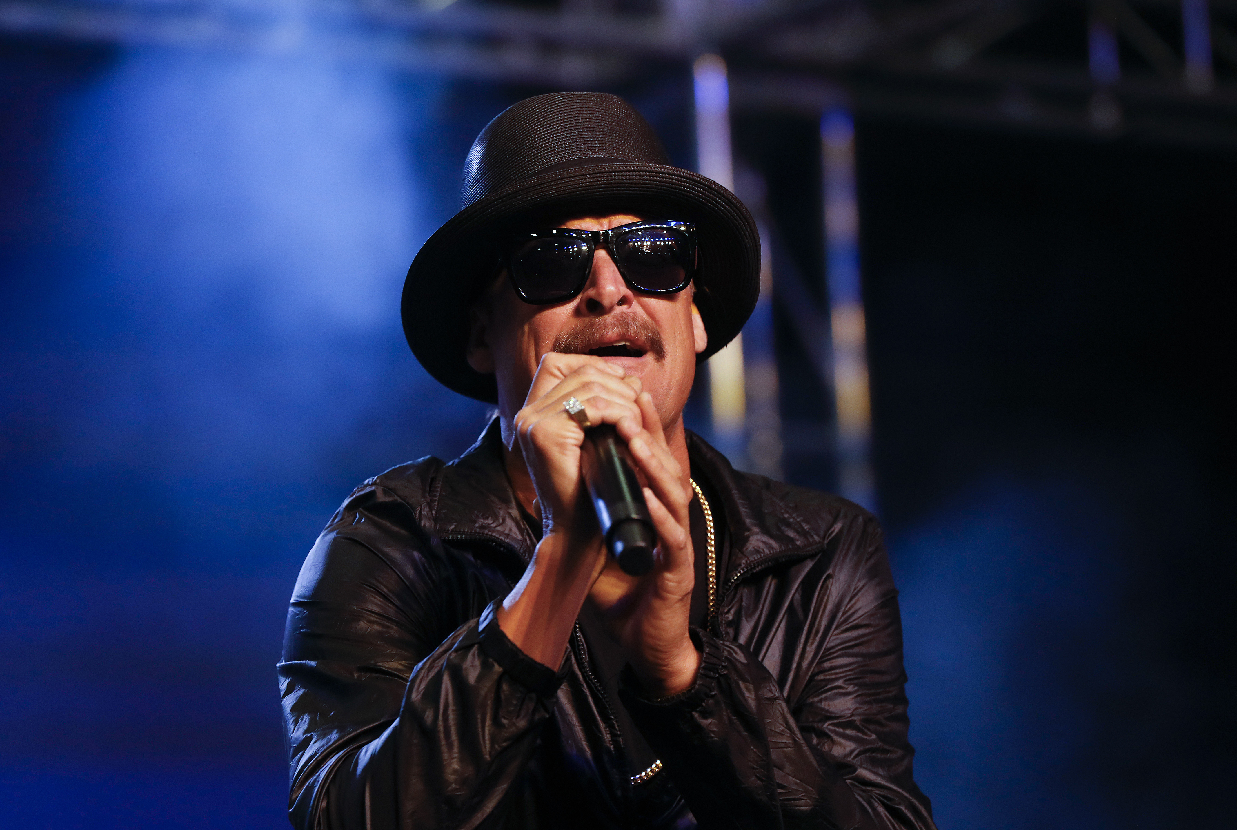 The Latest: Kid Rock out of Christmas parade after comments