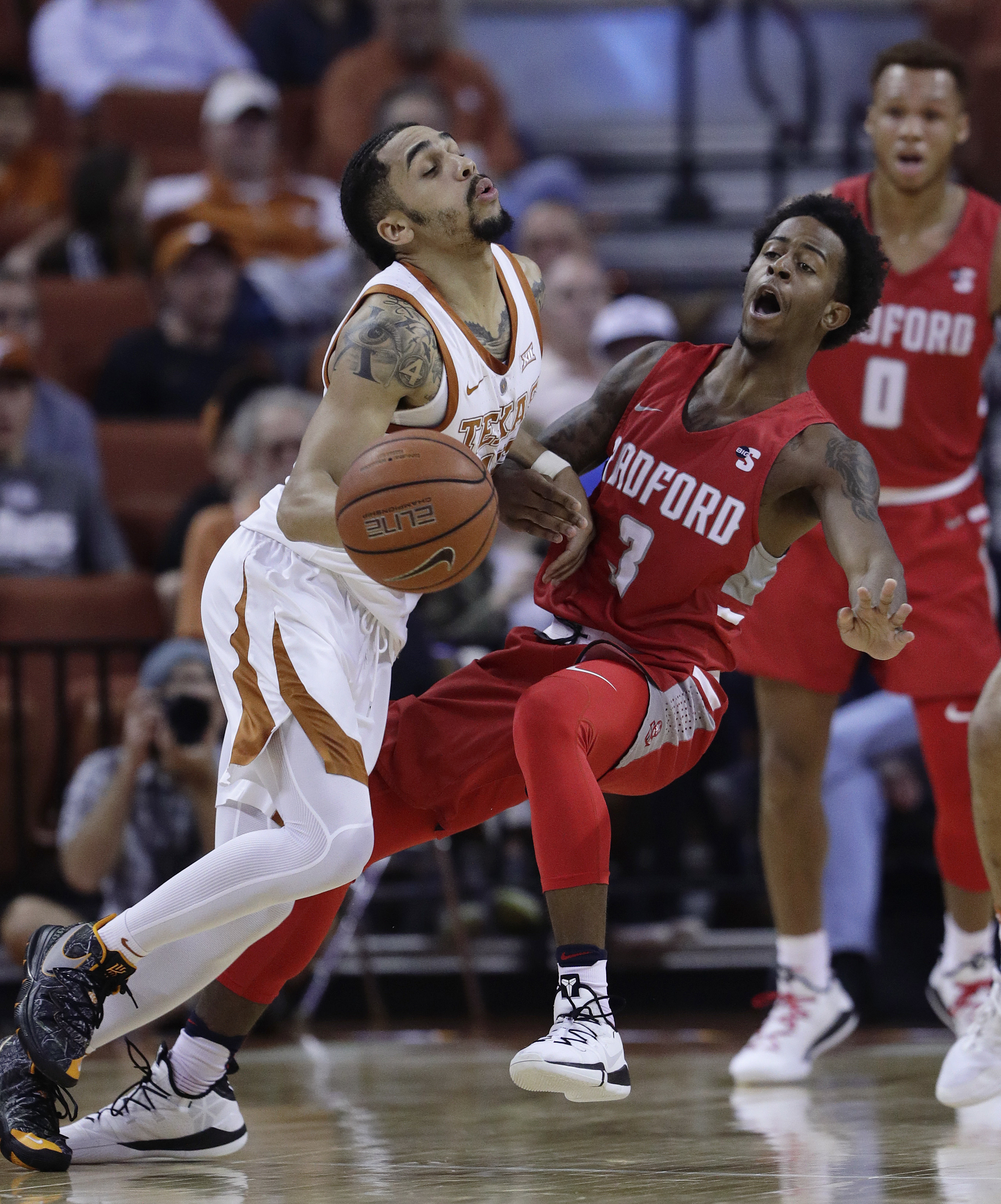 Radford stuns No. 17 Texas on Jones layup 62-59