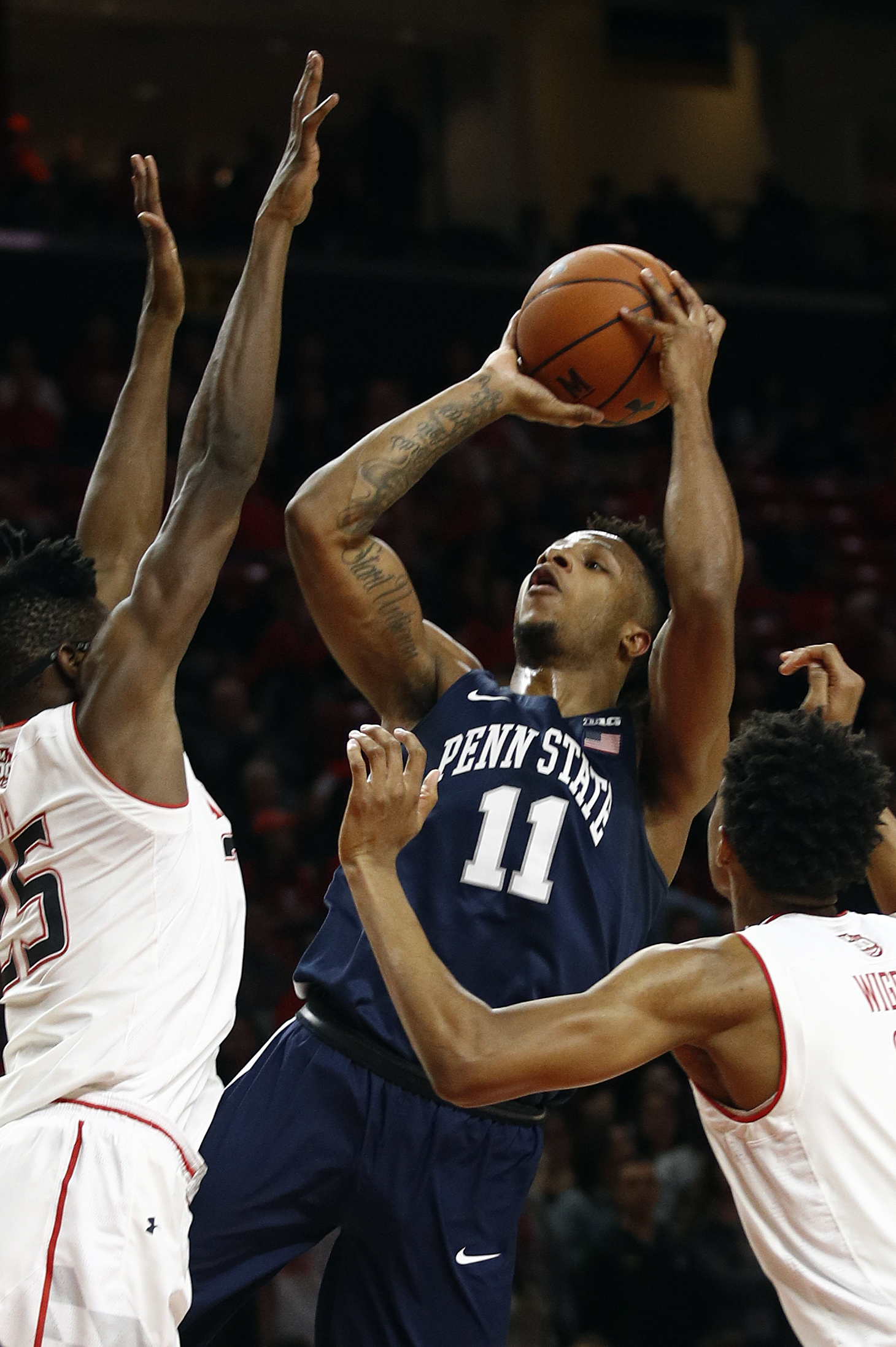 Maryland squeezes past Penn State 66-59 in Big Ten opener