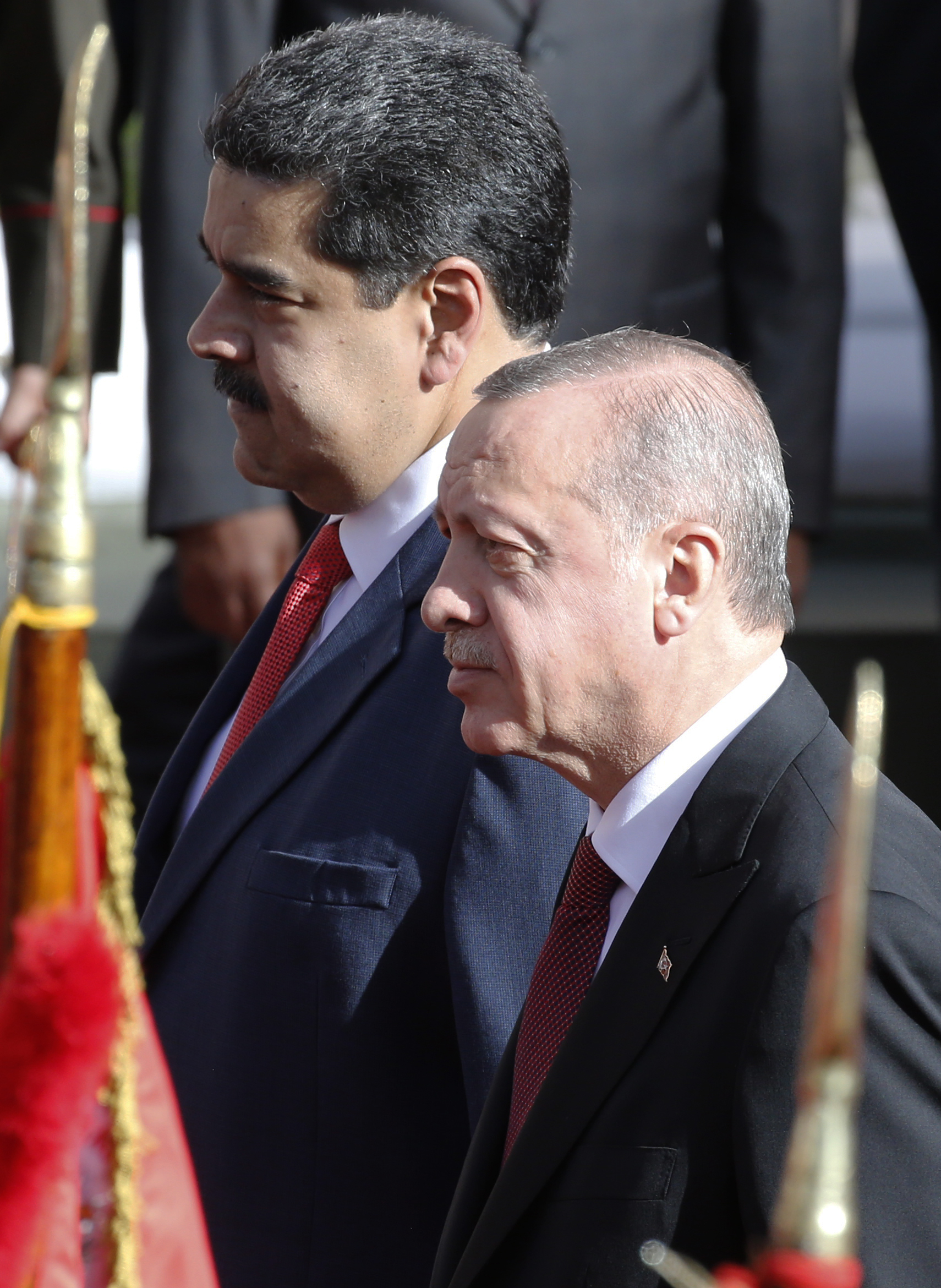 Turkish president praises Venezuela's leader in 1st visit
