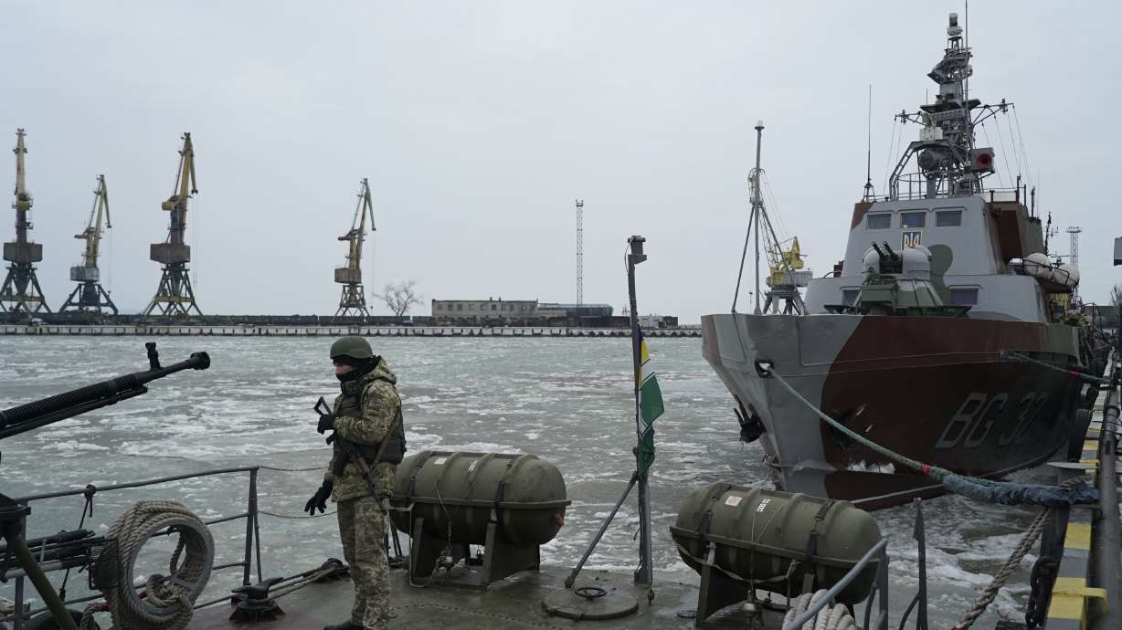 The Latest: Ukraine seeks NATO support over Russia standoff