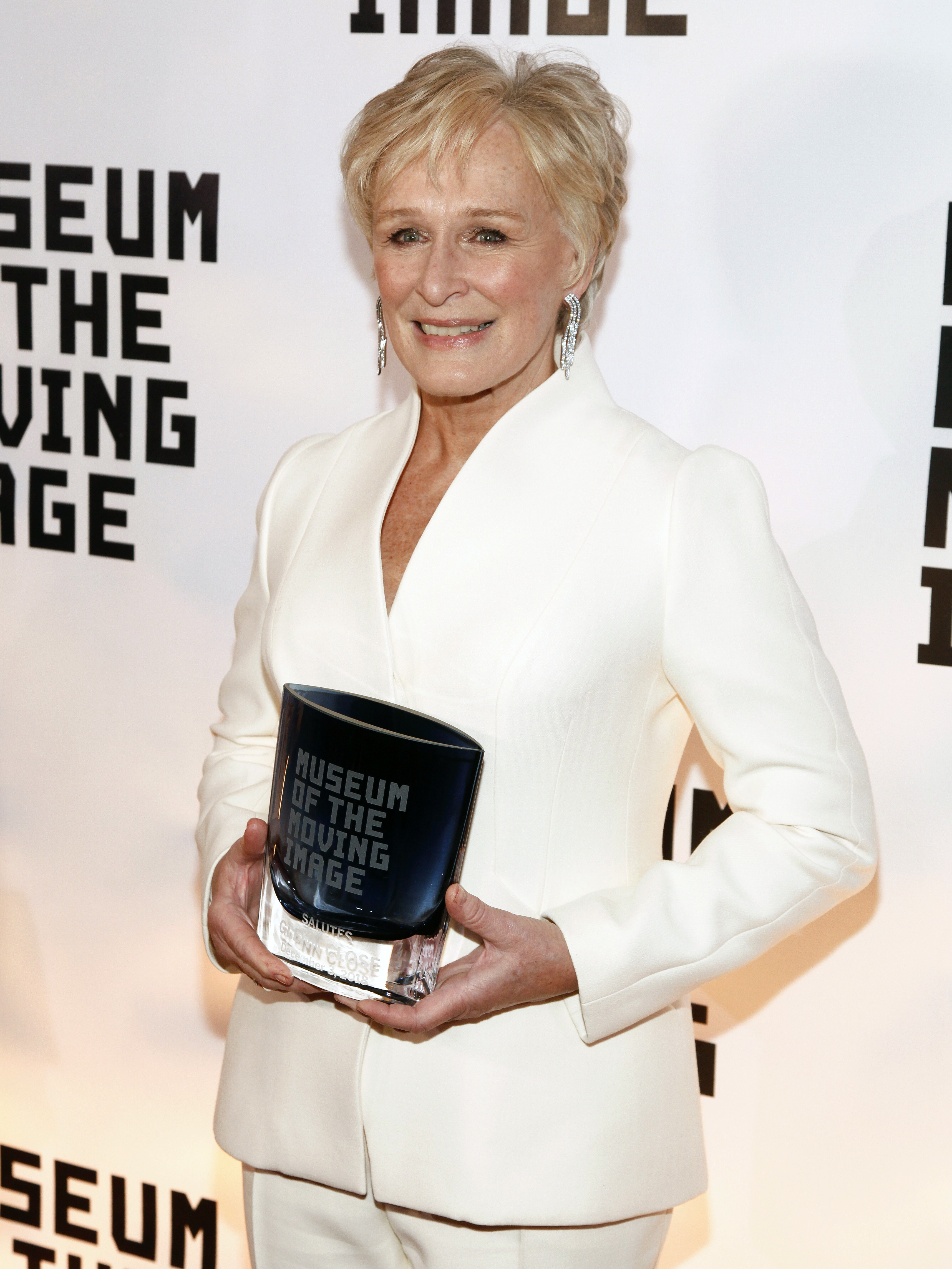 Honored in NYC, Glenn Close says 'I speak through my work'