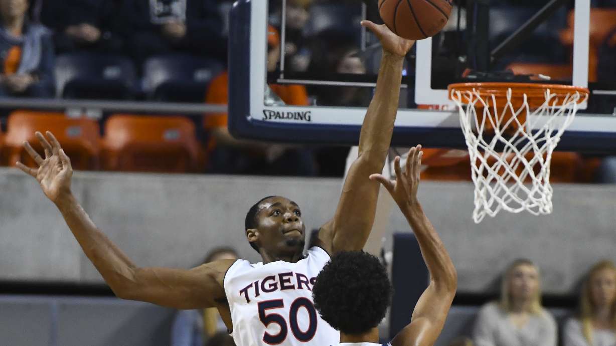 Wiley, No. 8 Auburn top UNC Asheville 67-41