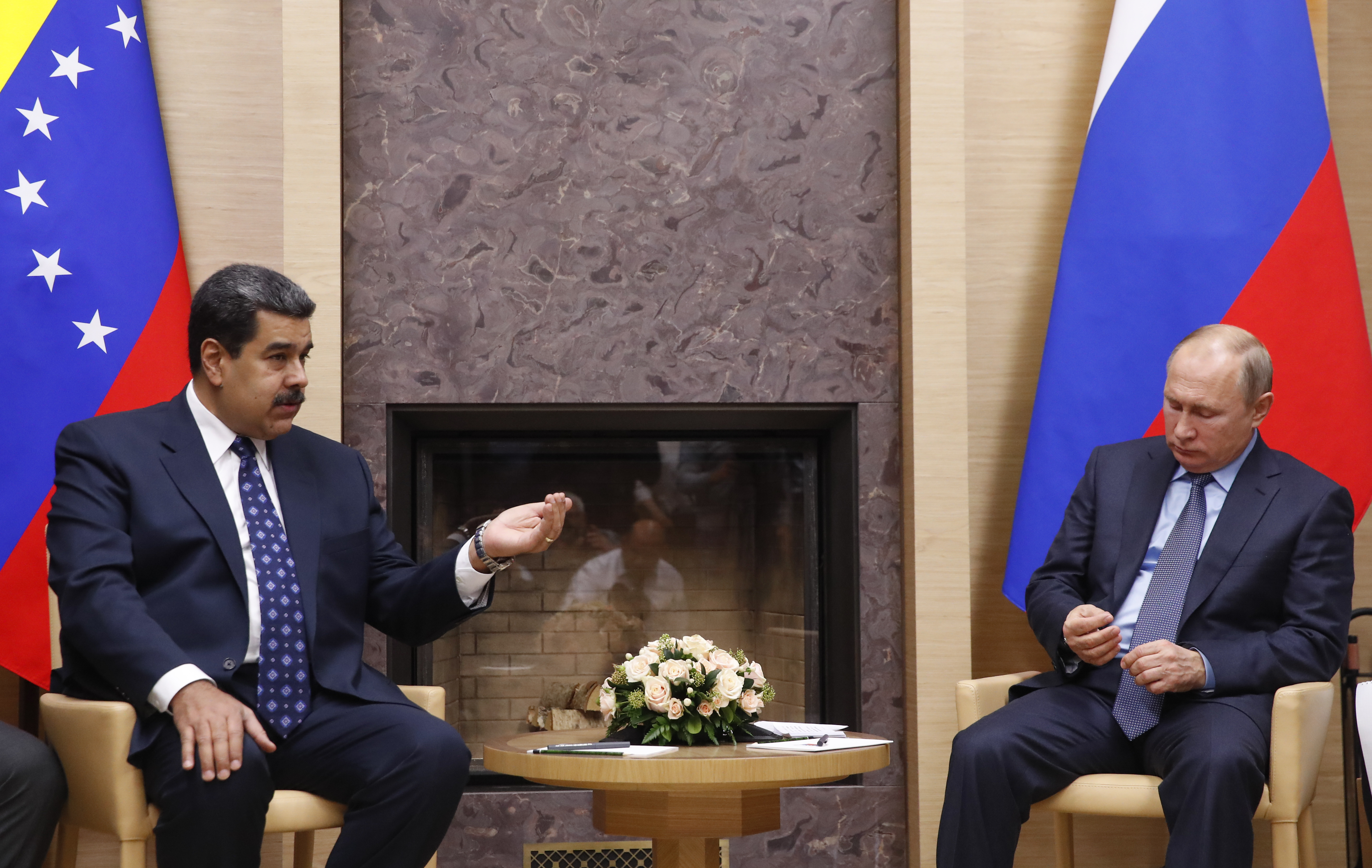 Putin voices support for Venezuelan leader visiting Russia
