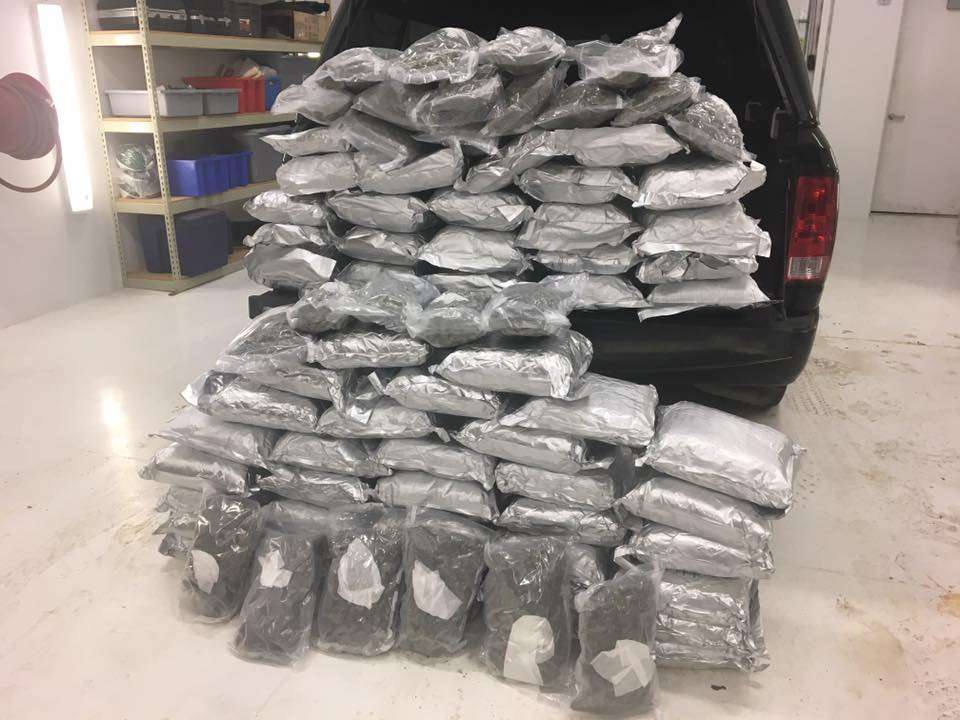 A Heber man was arrested Tuesday night after officers found $500,000 worth of marijuana in his car during a routine traffic stop, police said. (Photo: Heber City Police Department)