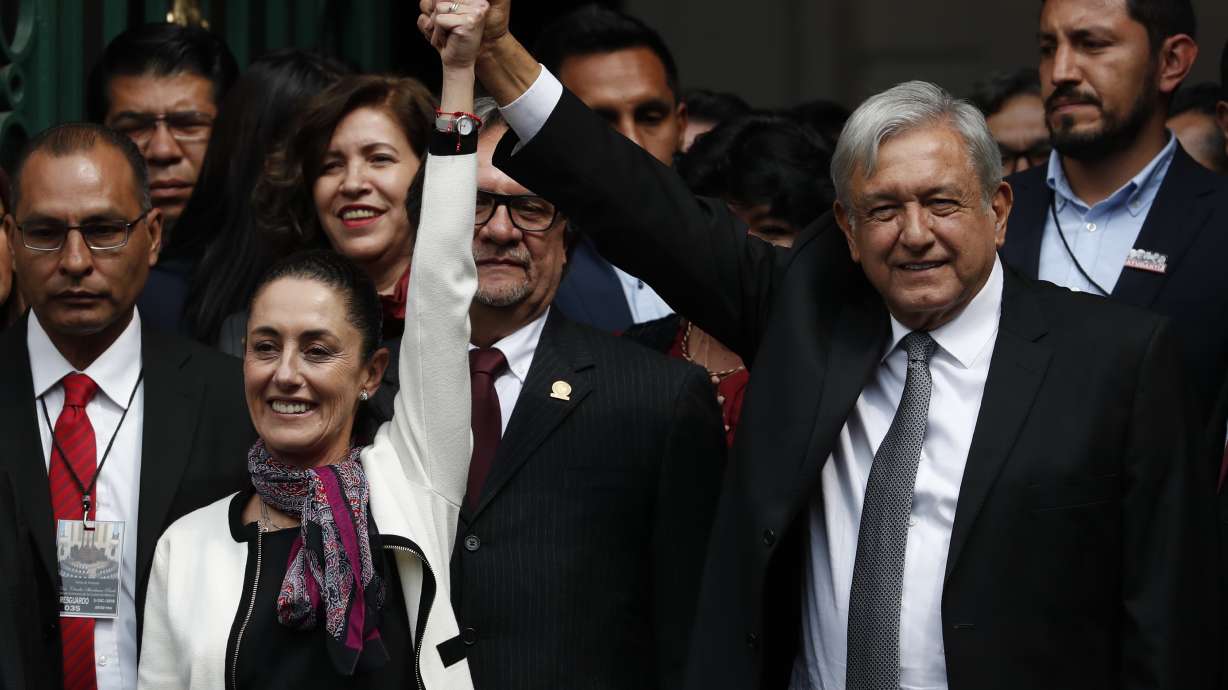 Mexico City's 1st elected female mayor takes office