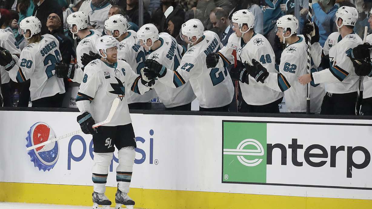 Meier gives Sharks needed boost in 5-1 win over Hurricanes