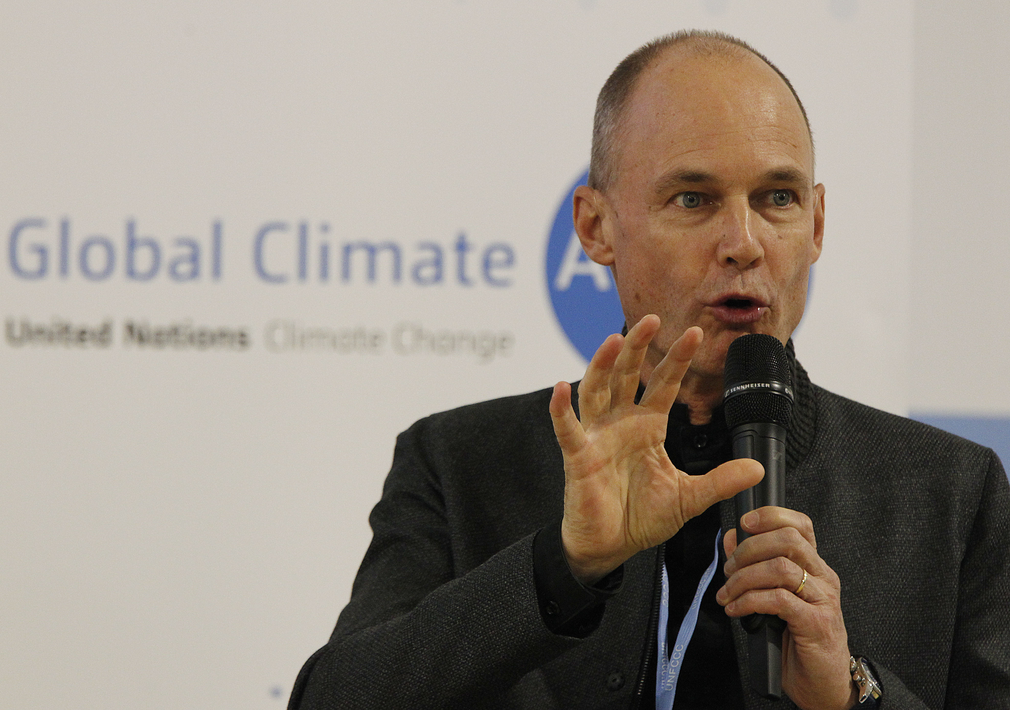 The Latest: Swiss solar expert backs ideas to save planet