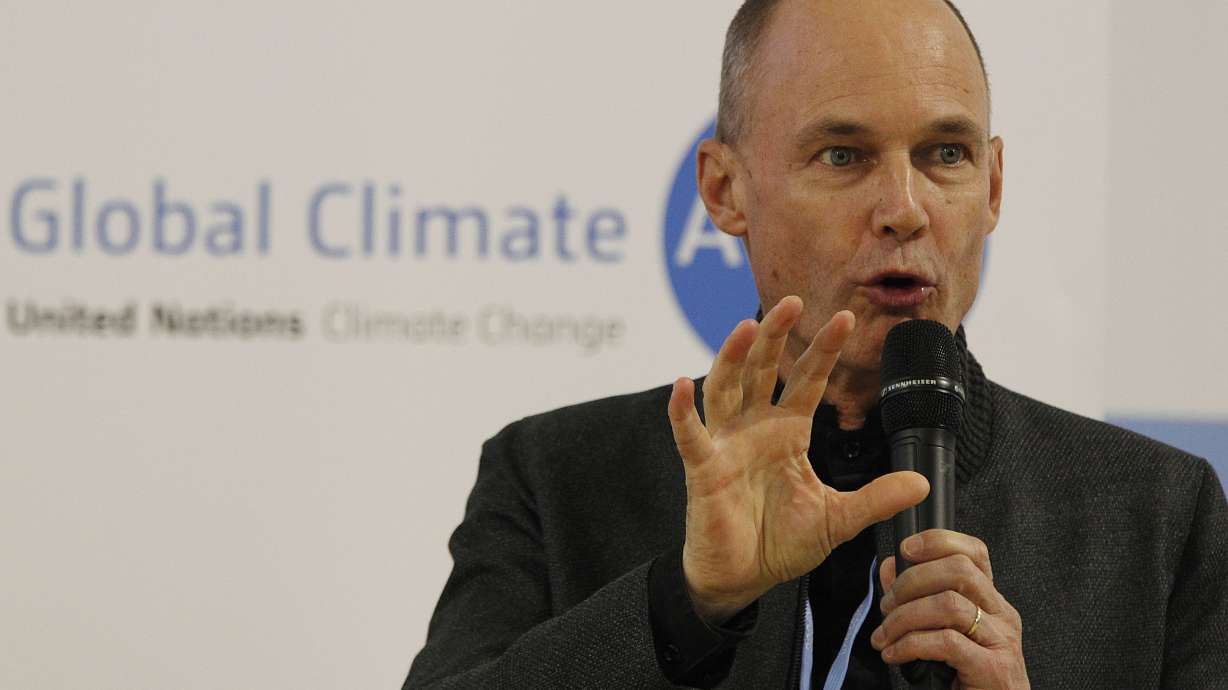 The Latest: Swiss solar expert backs ideas to save planet