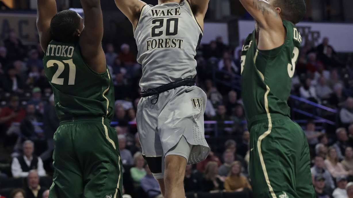 Mucius leads Wake Forest to 80-56 rout of Charlotte