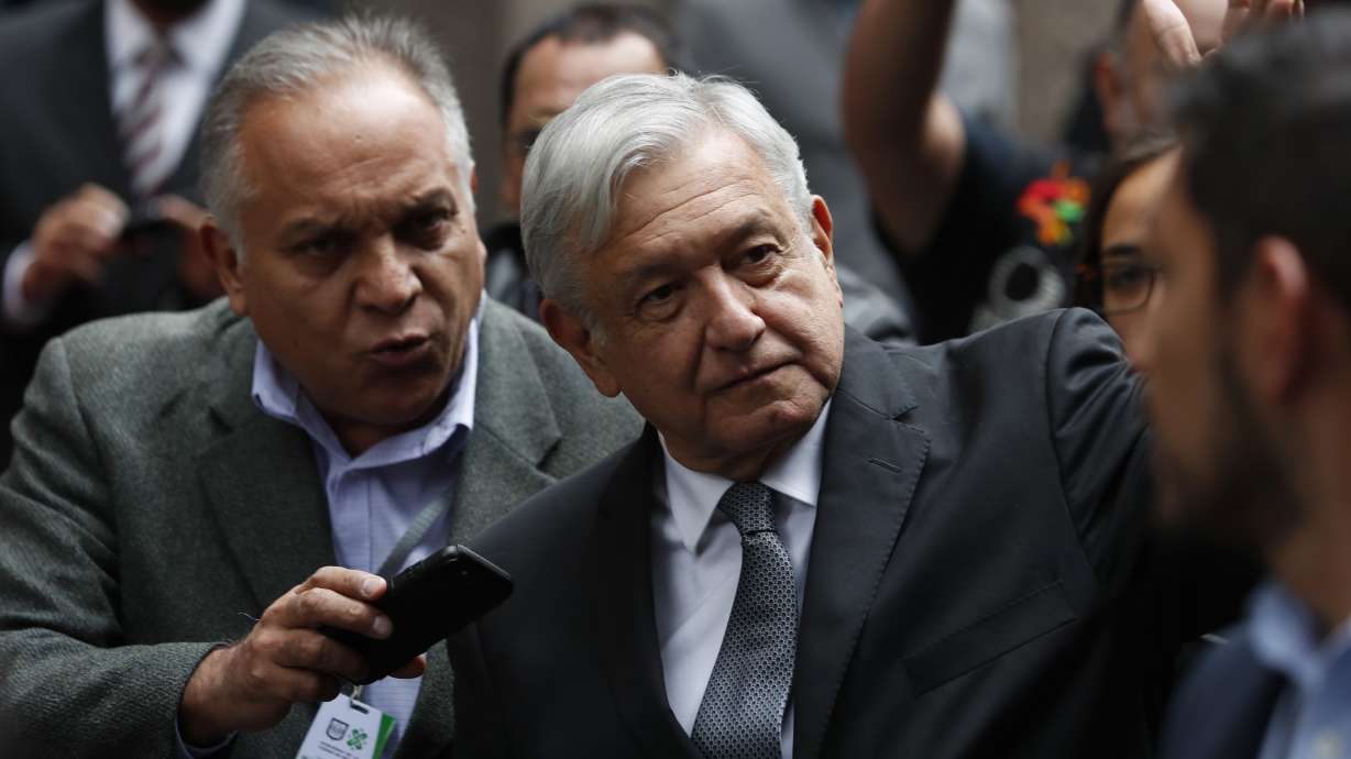 Mexico's leftist president rails against big government