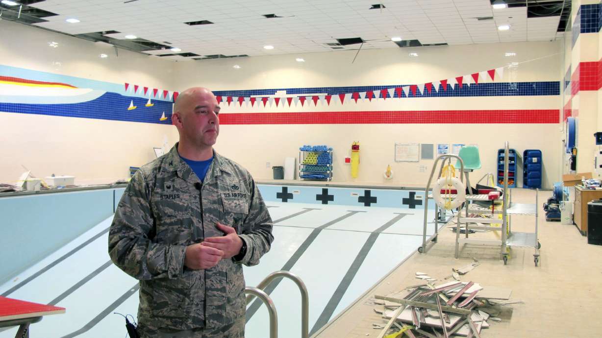 Military officials unveil damage from powerful Alaska quake