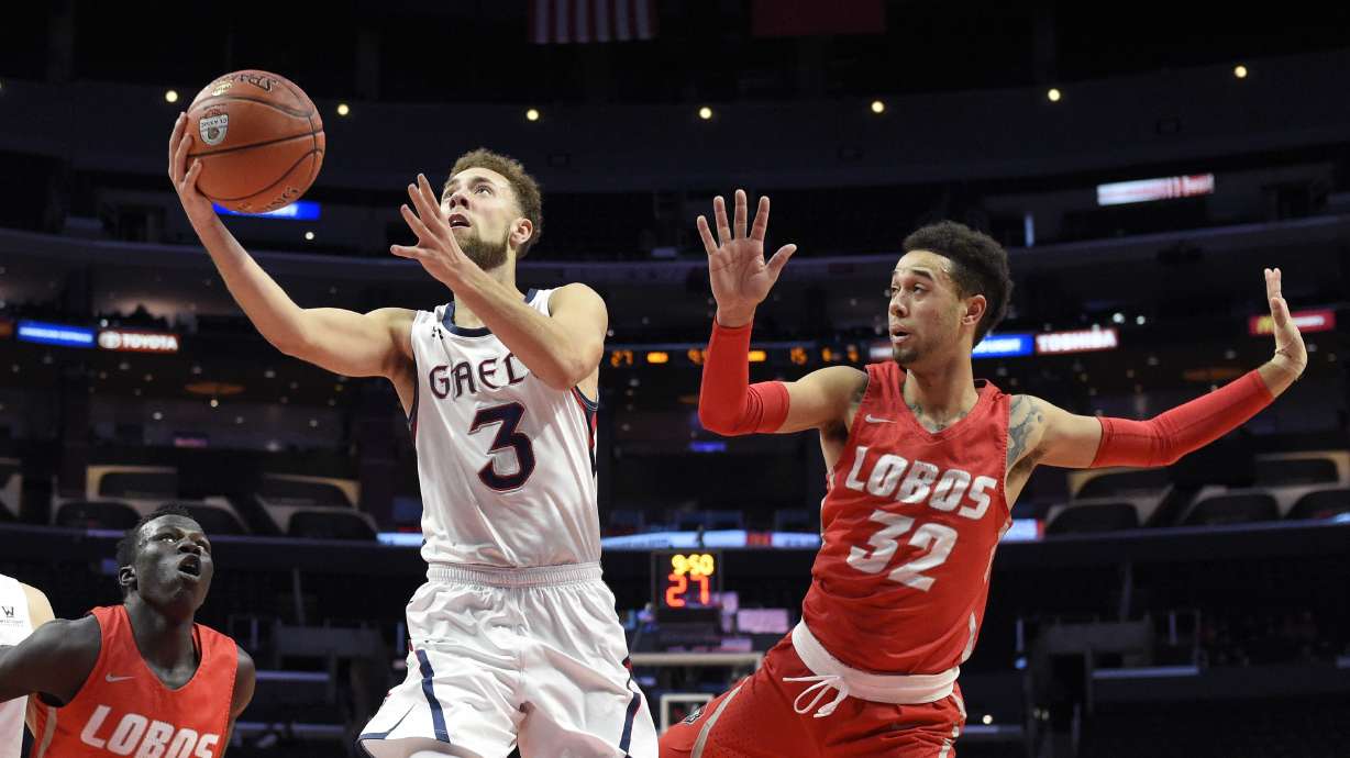 Saint Mary's routs New Mexico 85-60 at tripleheader in LA