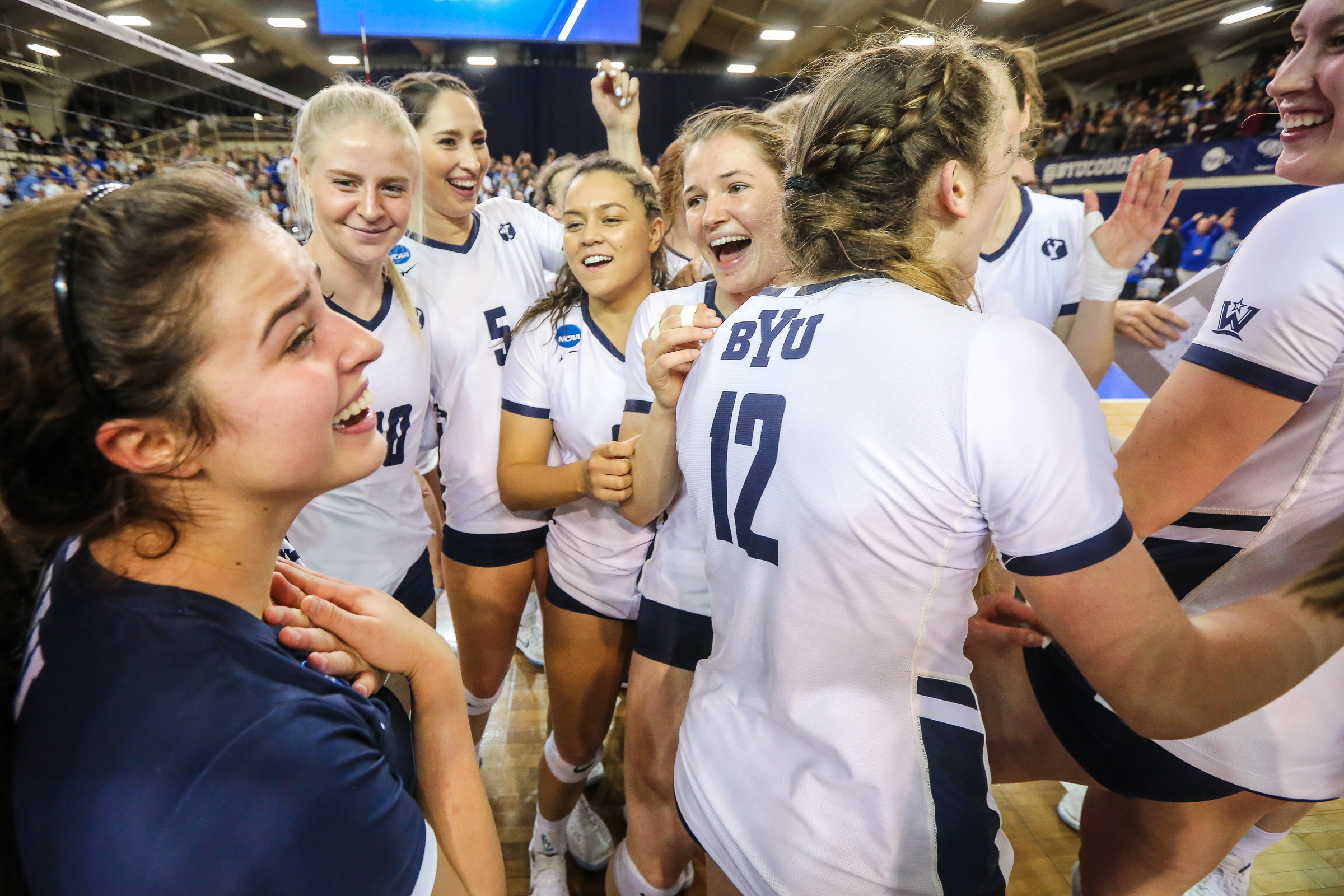 We freaking did it No. 4 BYU volleyball advances to first NCAA