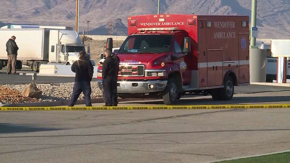 Police shot and killed a man during a standoff after chasing him up and down a busy street in West Wendover on Saturday, Dec. 8, 2018. (Photo: Ray Boone, KSL TV)