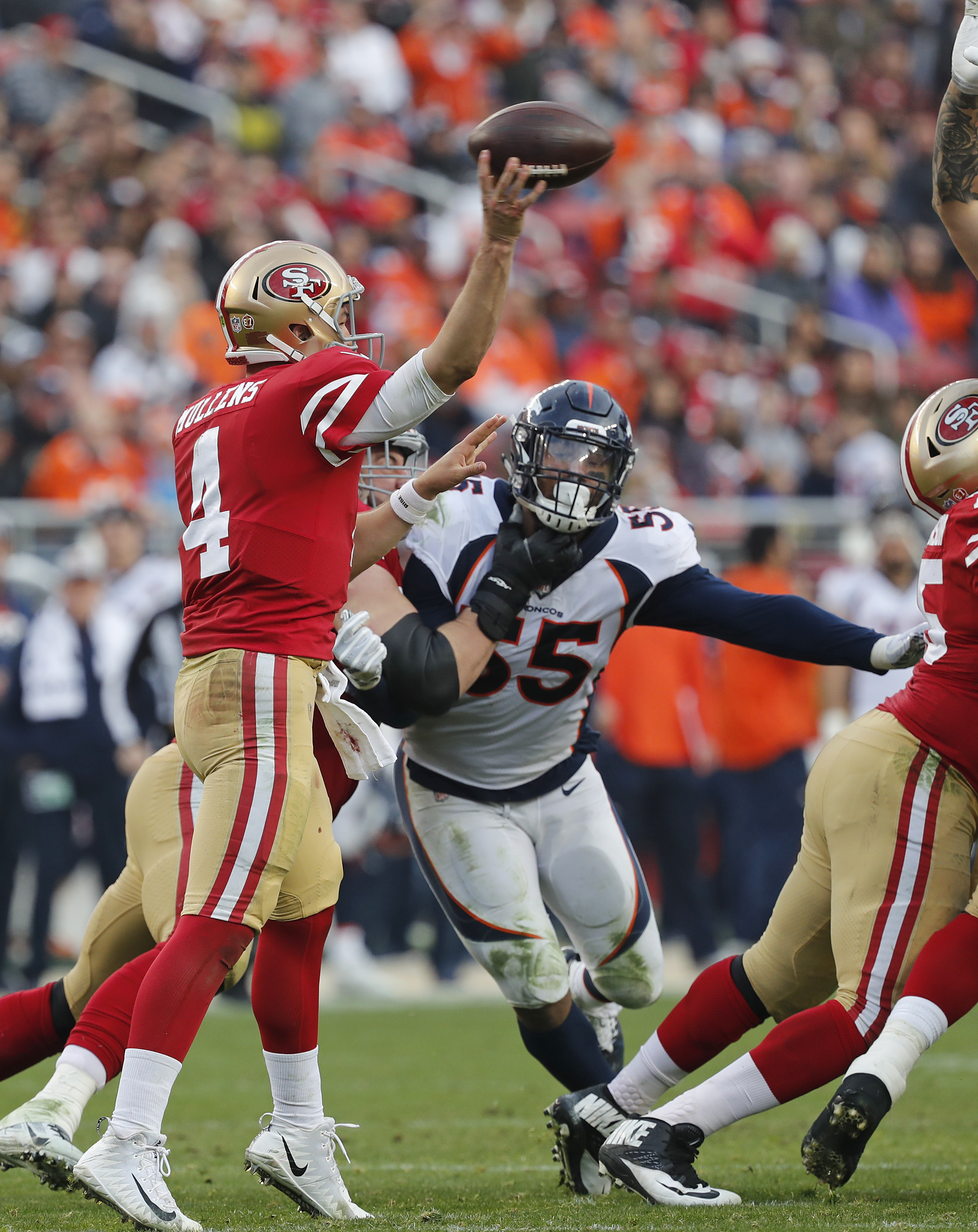 George Kittle's 85-yard touchdown reception helps lift 49ers