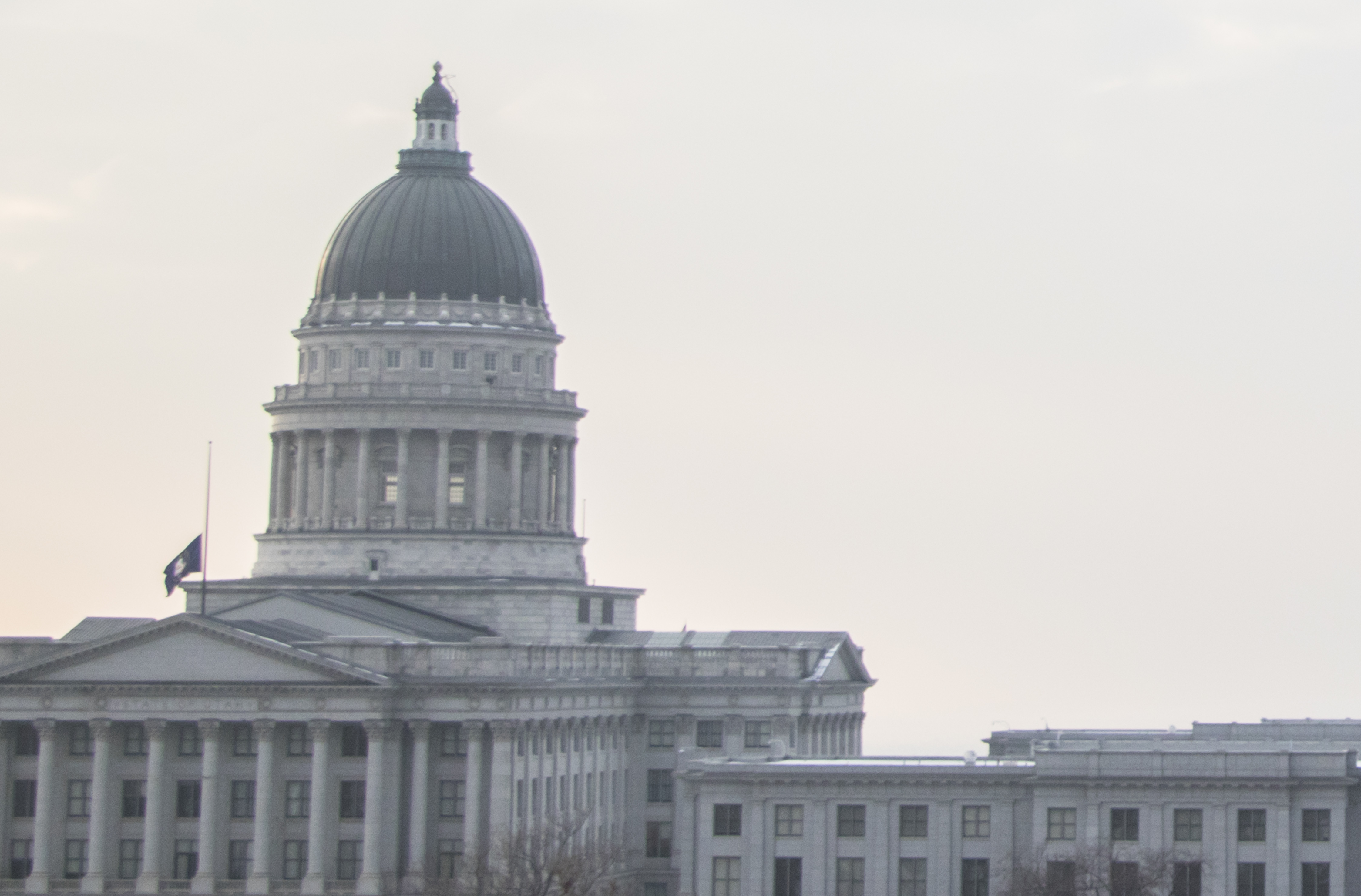 A view from Memory Grove looking west at the Utah Capitol on Saturday, Dec. 8, 2018. The details beyond the Capitol aren't visible here. (Photo: Carter Williams, KSL.com)
