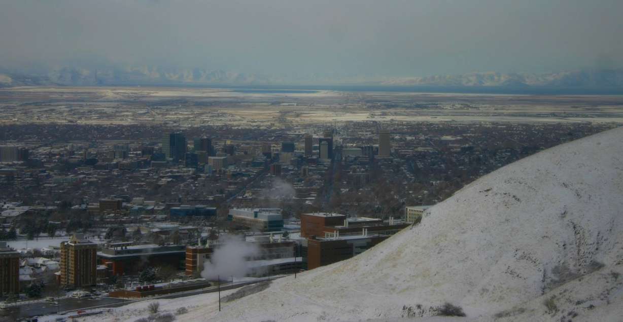 A view of Salt Lake City from the Red Butte Skyline Nature Trail on Saturday, Jan. 10, 2015. In addition to the city buildings, you can see the Great Salt Lake and the mountains to the west. (Photo: Carter Williams, KSL.com)