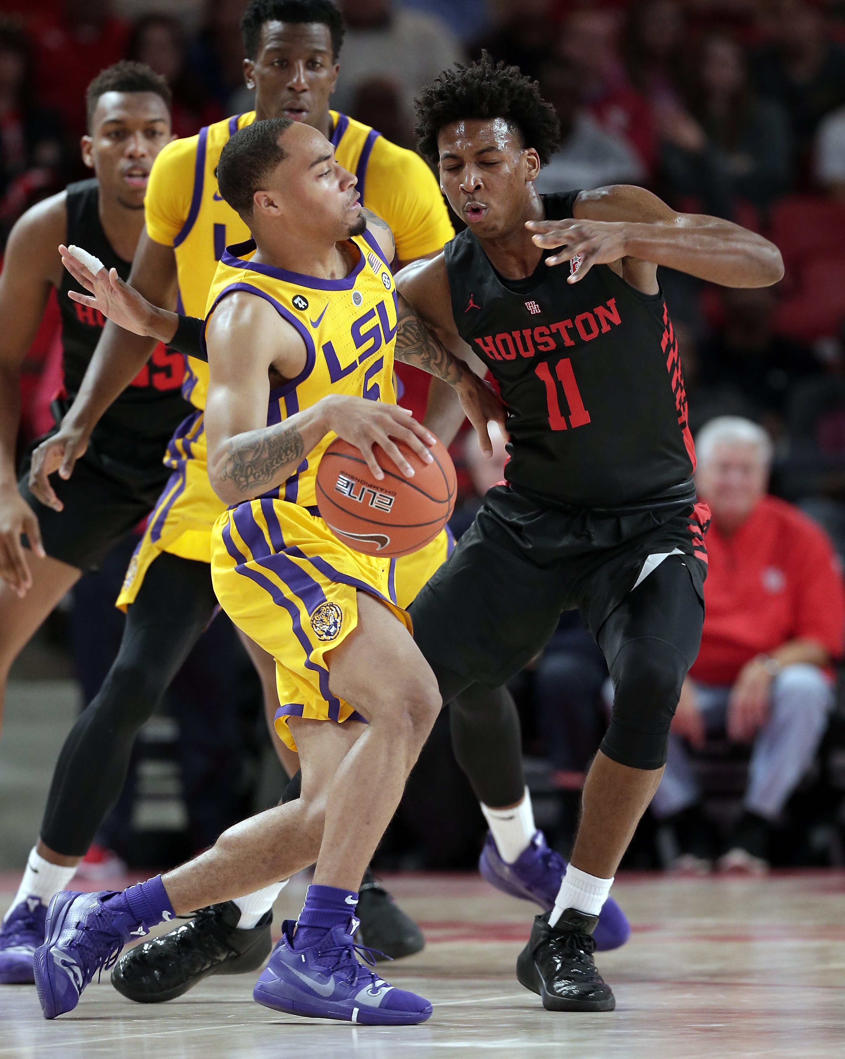 Robinson, Brooks rally No. 24 Houston past LSU, 82-76