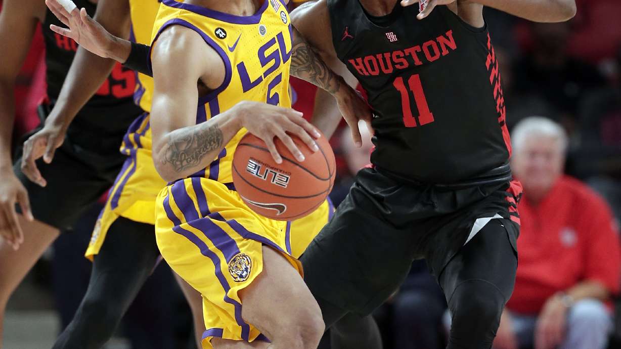 Robinson, Brooks rally No. 24 Houston past LSU, 82-76