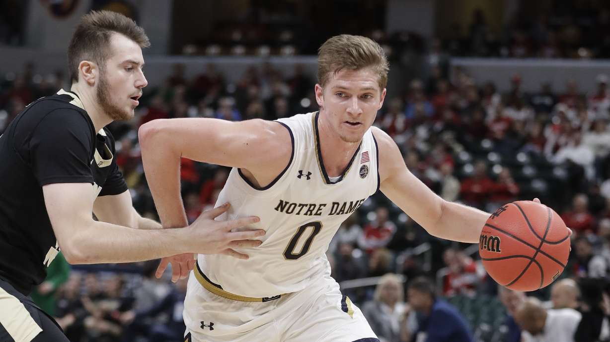 Notre Dame ends skid with 88-80 victory over Boilermakers