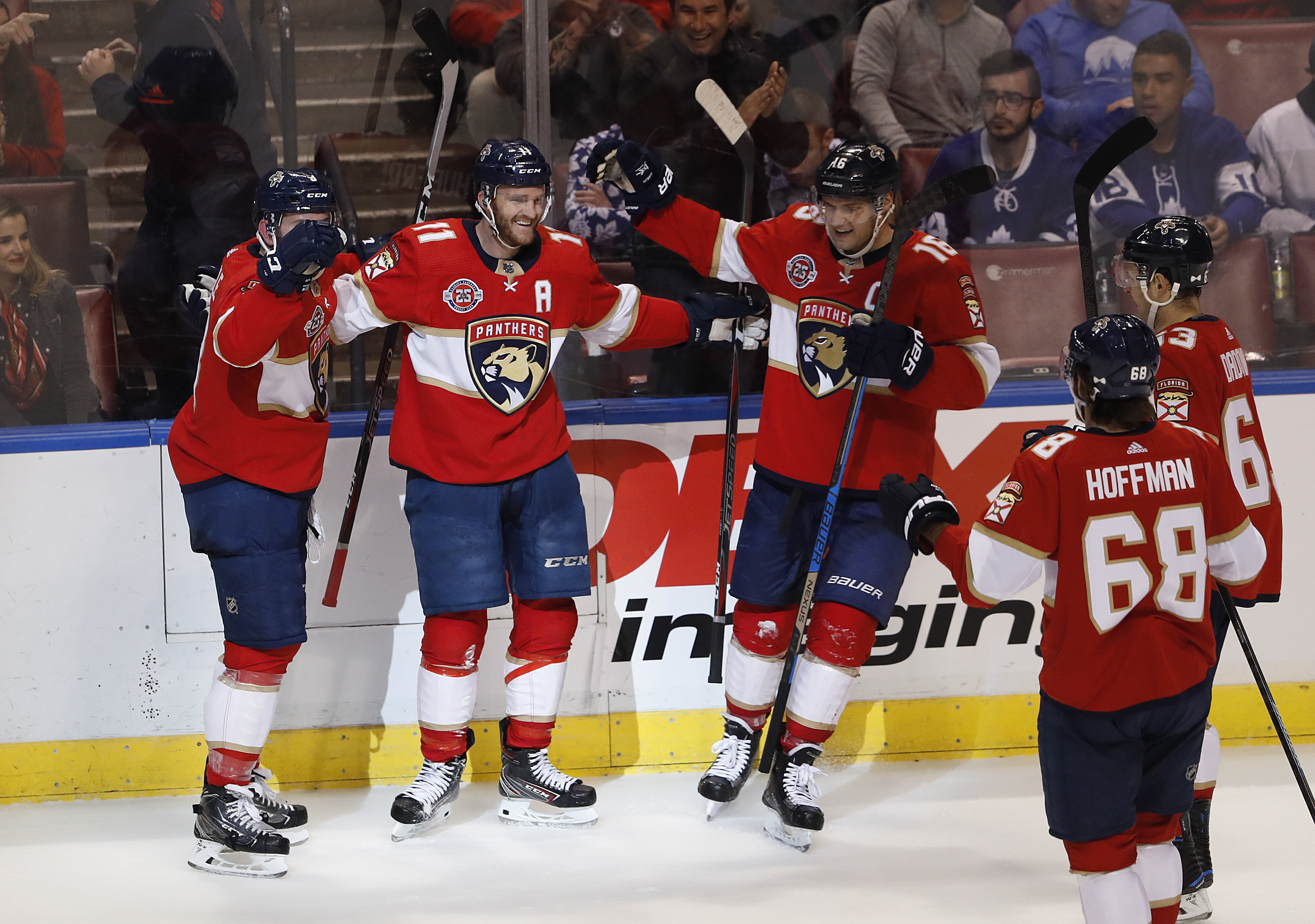 Barkov completes hat trick in OT, Panthers beat Maple Leafs