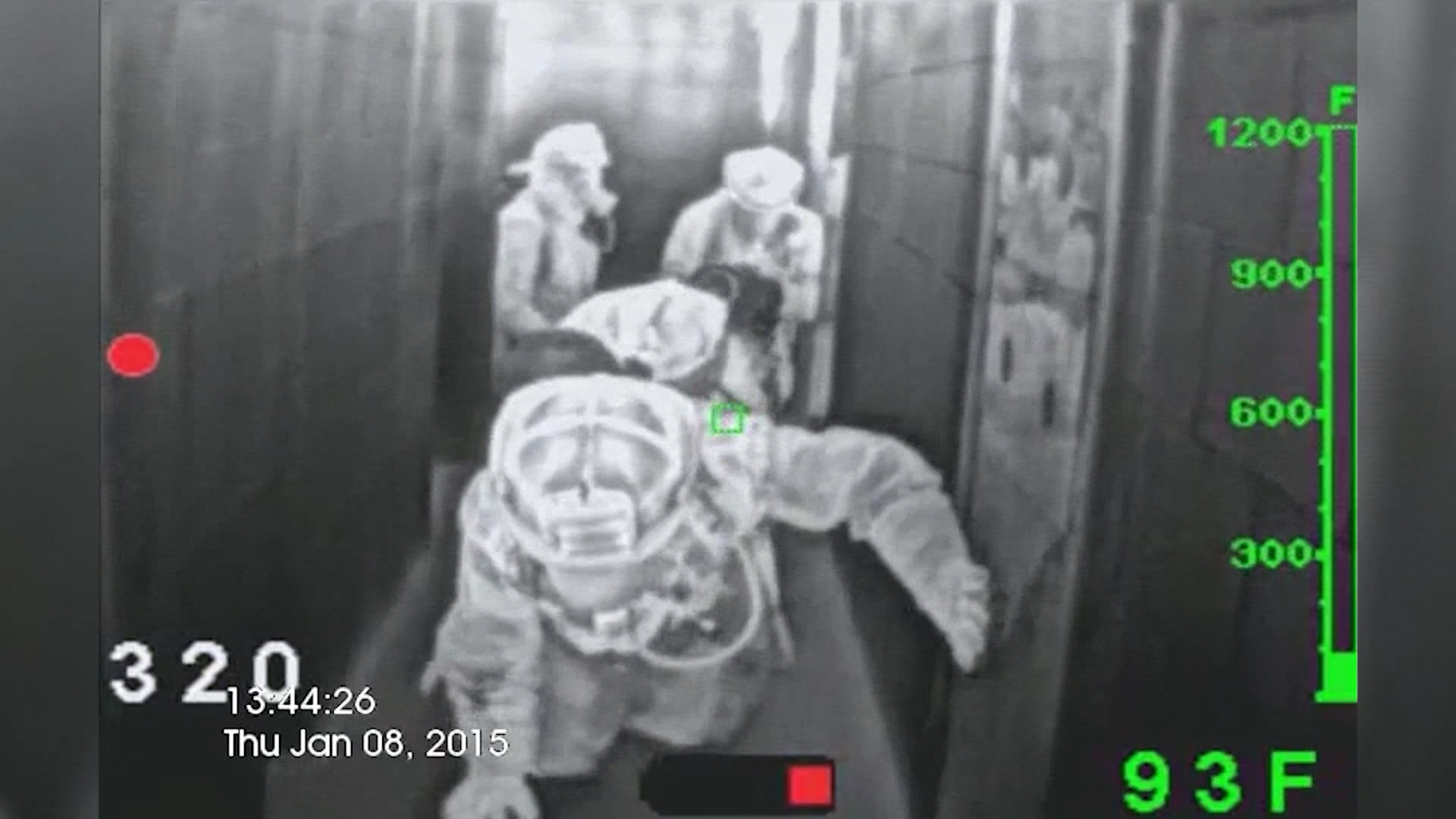 Images from a thermal-imaging camera are demonstrated to KSL TV on Friday, Dec. 14, 2018, to show what the user is able to see when it's in use. (Photo: KSL TV)