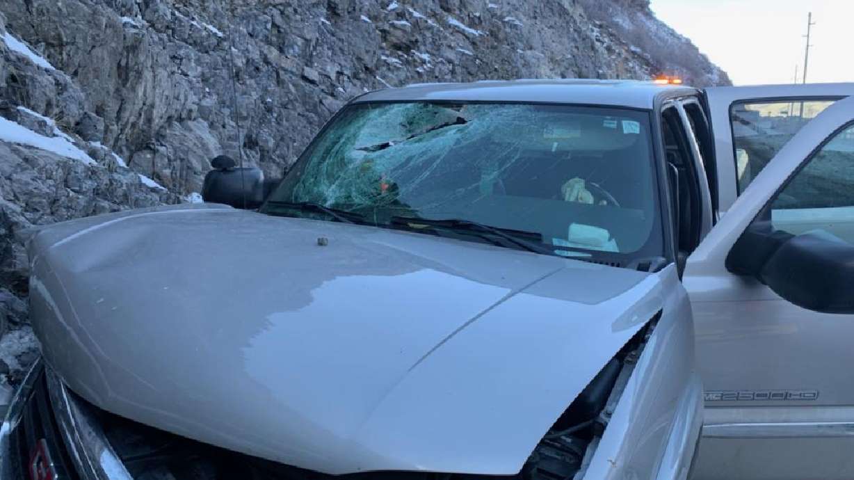 A rock wall abutting SR158 will get heavy wire mesh to guard against rock falls. A man was injured Dec. 15, 2018, when a boulder fell from the wall and crashed through the windshield of the truck he was traveling in along the roadway.