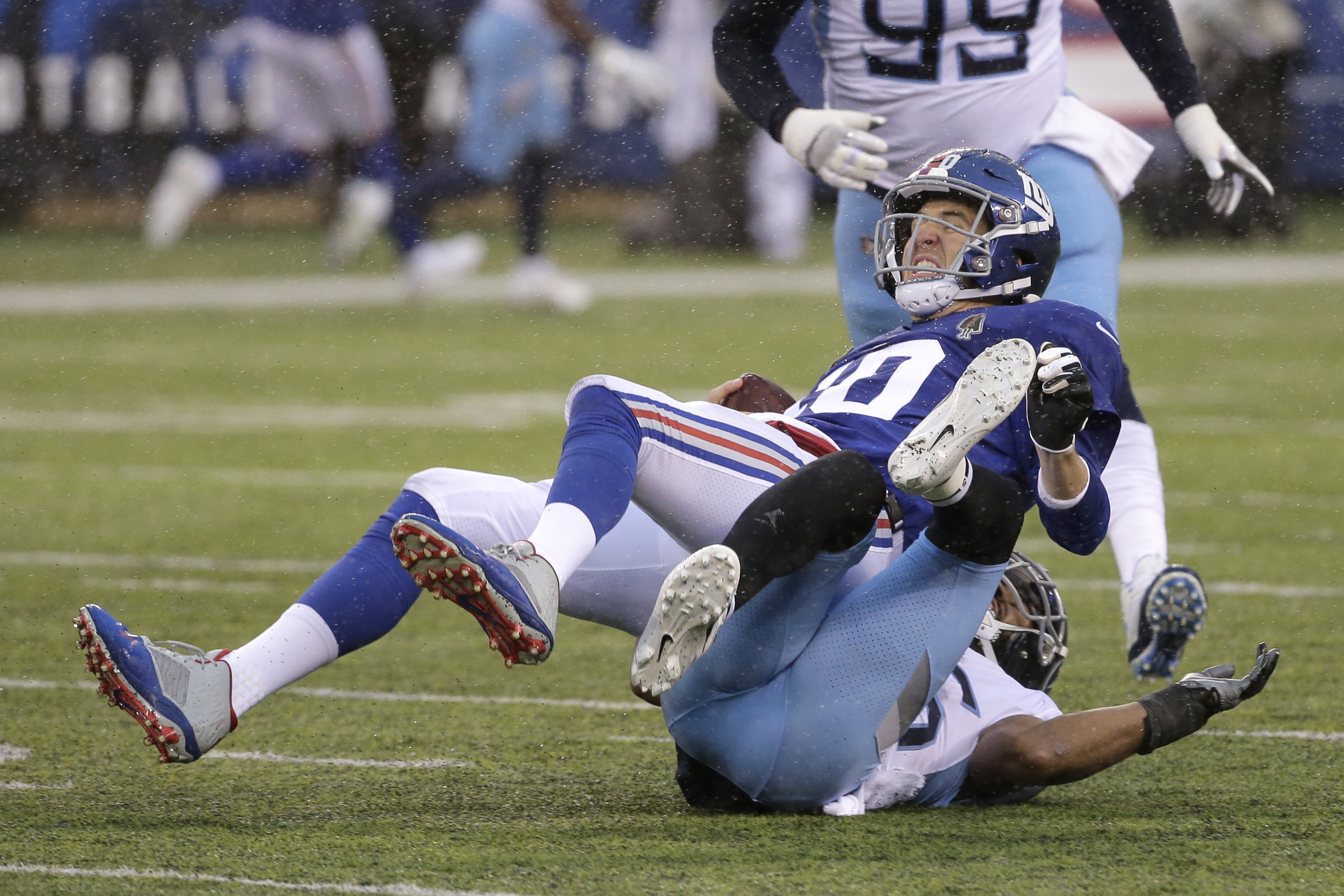 Titans cornerback Logan Ryan says he has broken left leg