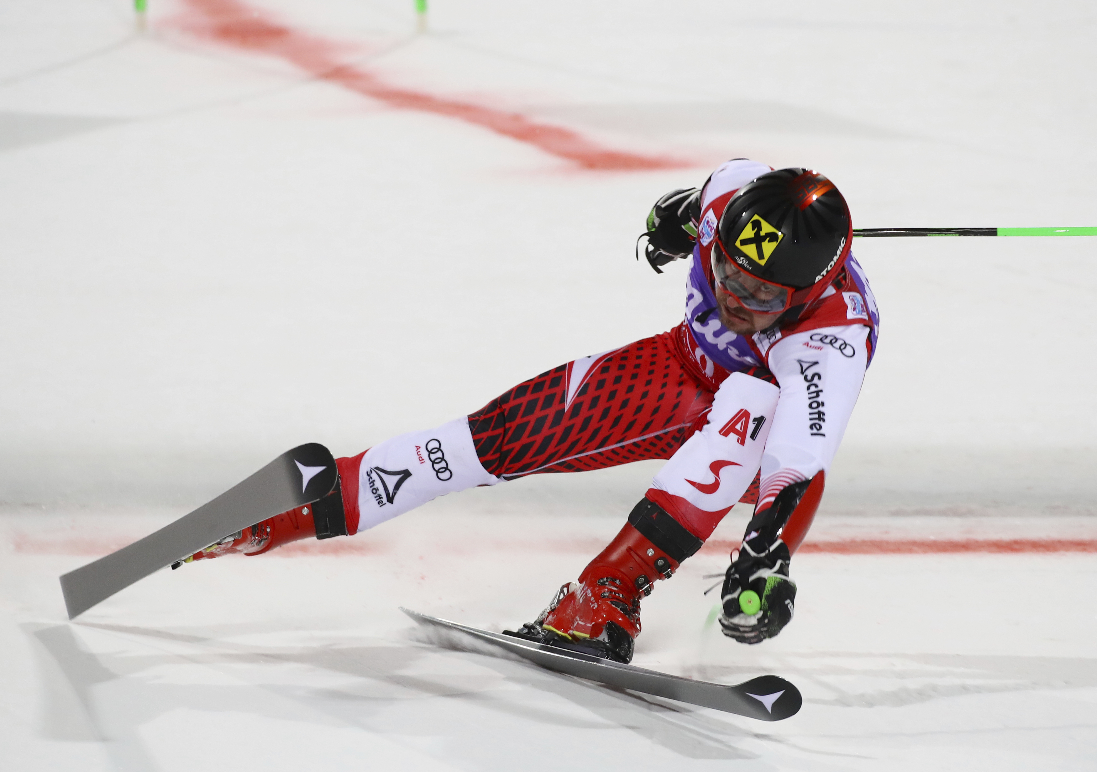 Hirscher wins parallel GS; ties for 3rd on all-time win list