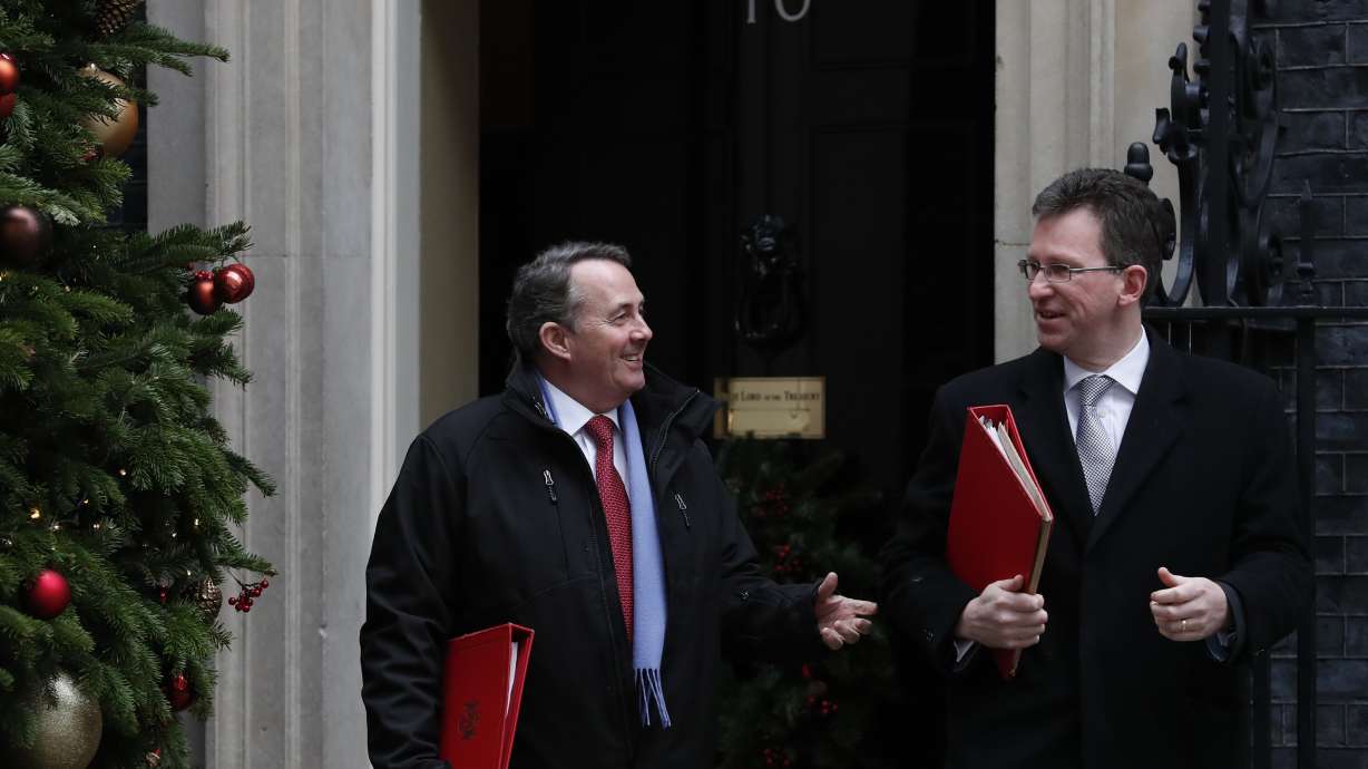 The Latest: 3,500 troops to be on standby if no-deal Brexit