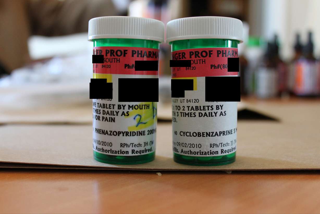 West Valley City police seized these prescription pill bottles from the Powell family home using a search warrant on Dec. 17, 2009. (Photo: West Valley City, Utah police)