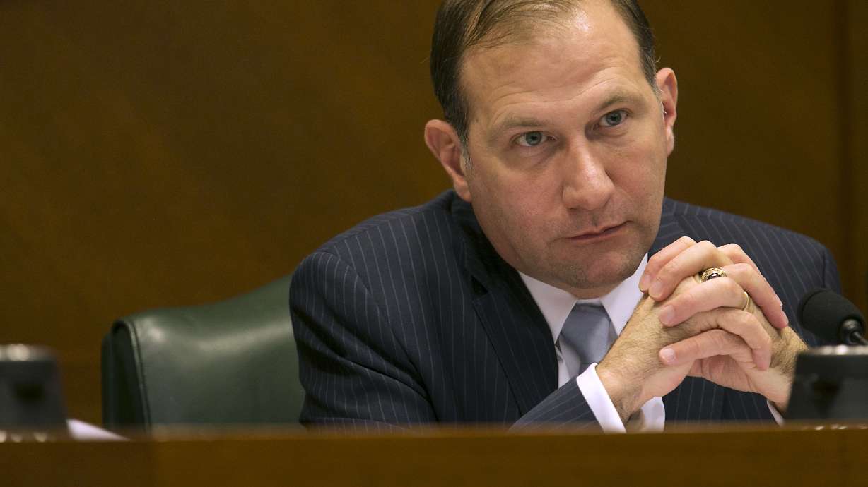 The Latest: Lawmaker denies sending texts to grad student