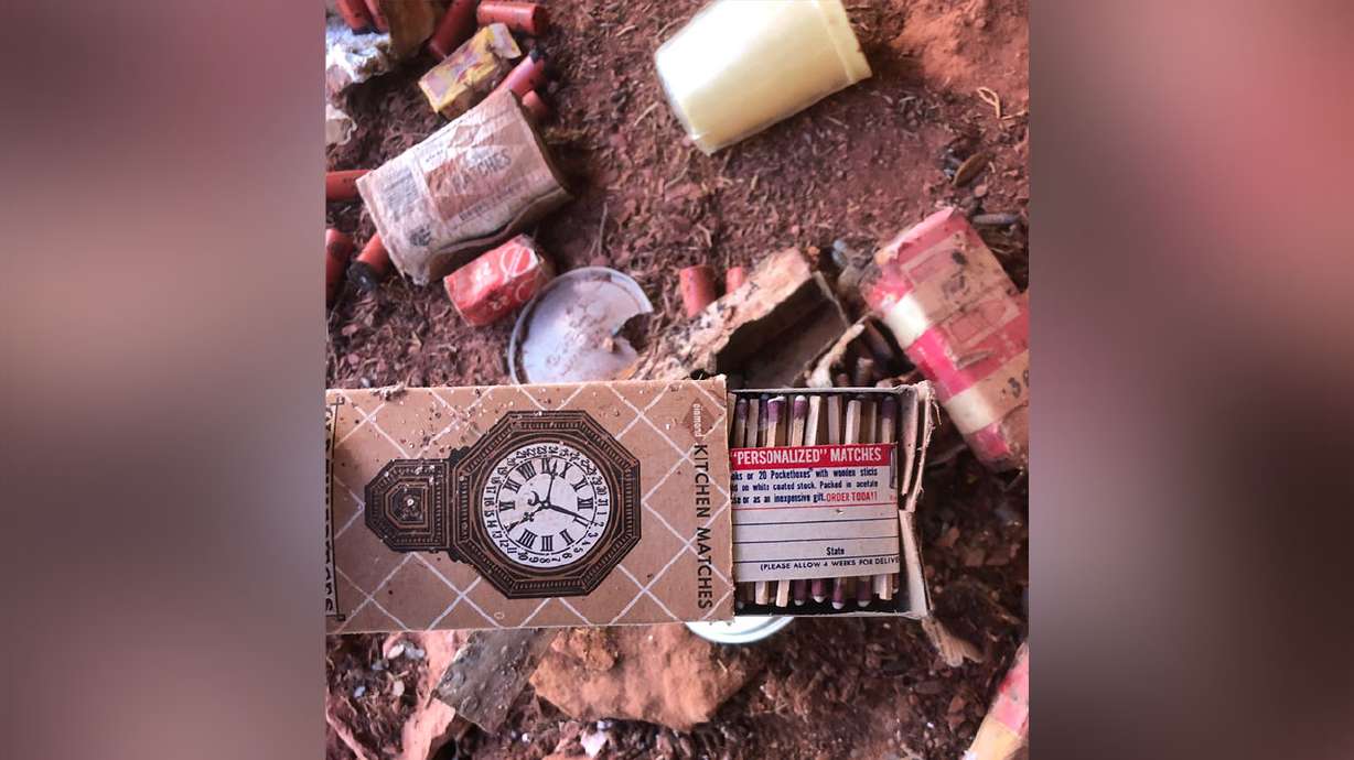 Hikers find mysterious dynamite, supplies cached under cliff in Utah