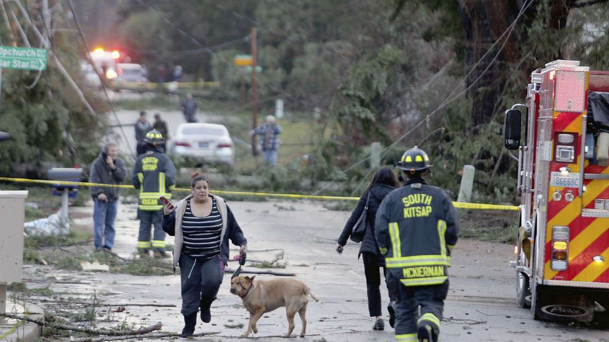 Rare Washington state tornado strongest since 1986