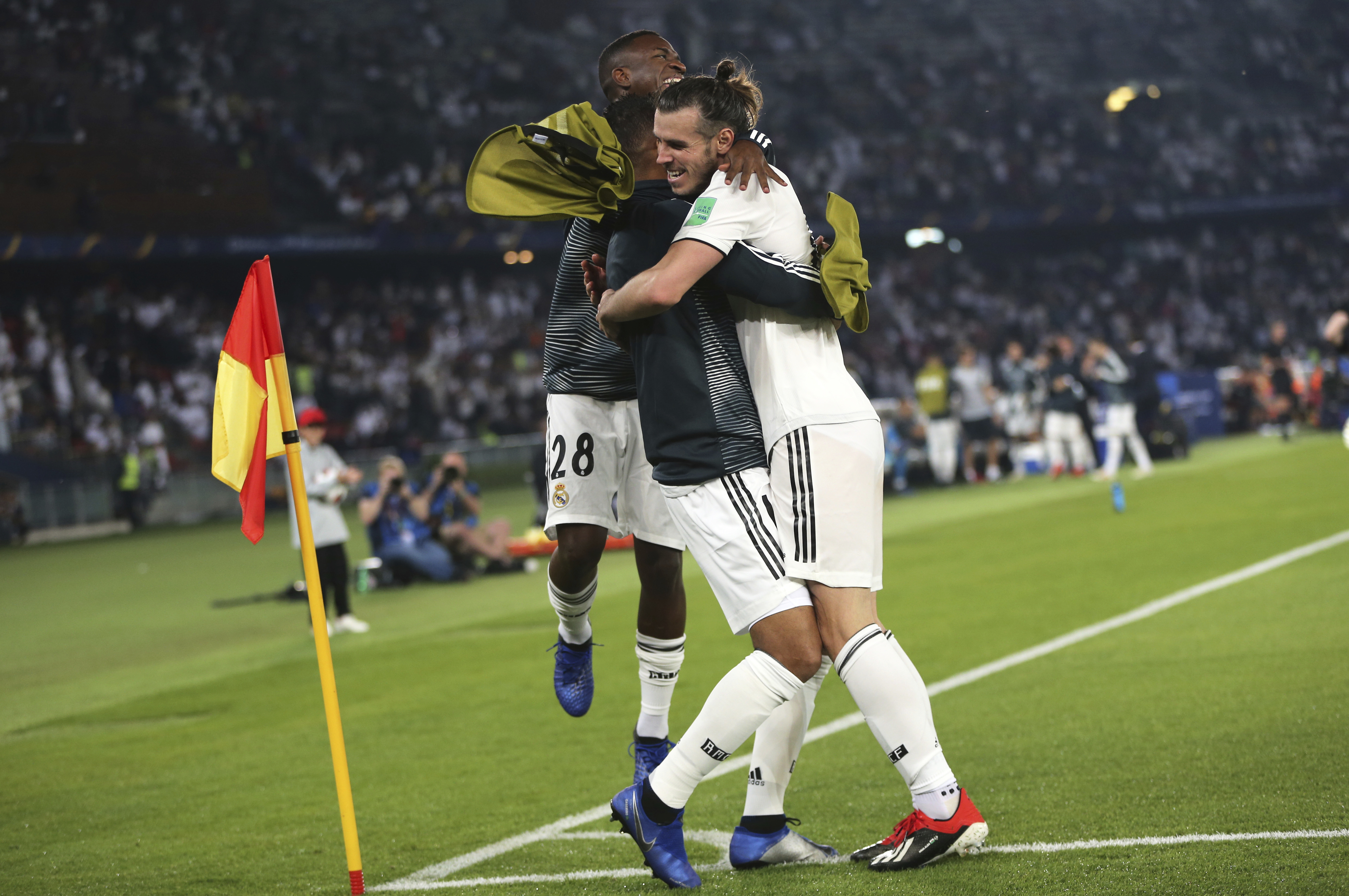 Bale scores 3, Madrid beats Kashima 3-1 at Club World Cup