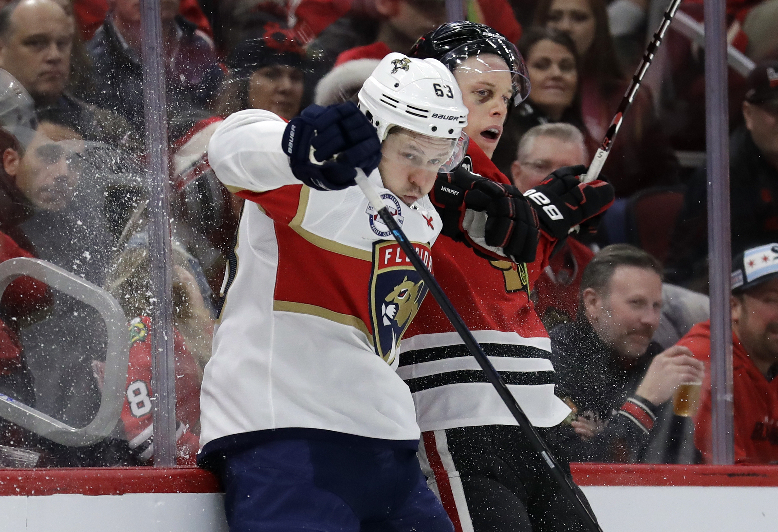 Hawryluk nets first 2 NHL goals, Panthers beat Chicago 6-3