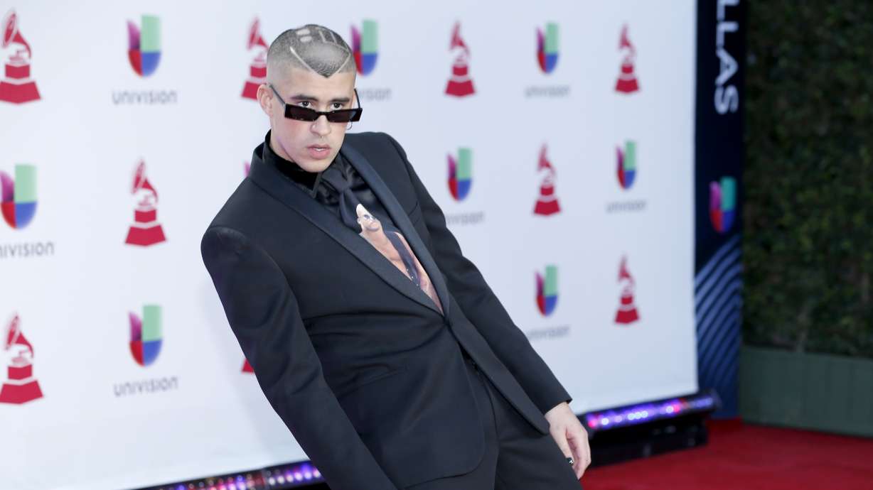 Bad Bunny dropped a federal suit Thursday he had filed against a man accused of uploading bootlegged videos from his Salt Lake show.. Here, he arrives at the Latin Grammy Awards on Nov. 15, 2018, at the MGM Grand Garden Arena in Las Vegas.