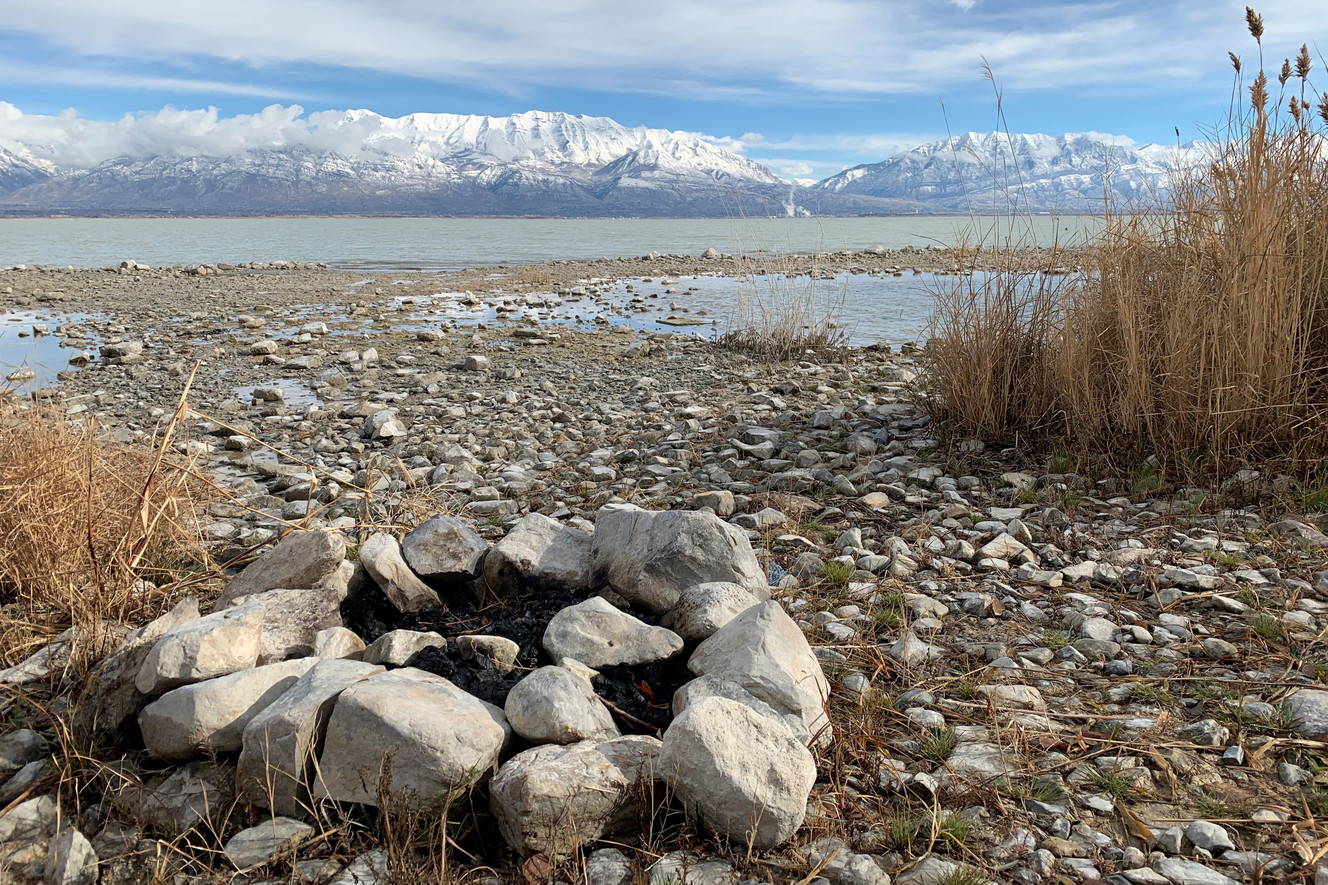 Paulette Bennett's search dog entered the water of Utah Lake near this spot on March 26, 2010, during a search for Susan Powell. (Photo: Dave Cawley, KSL Newsradio)