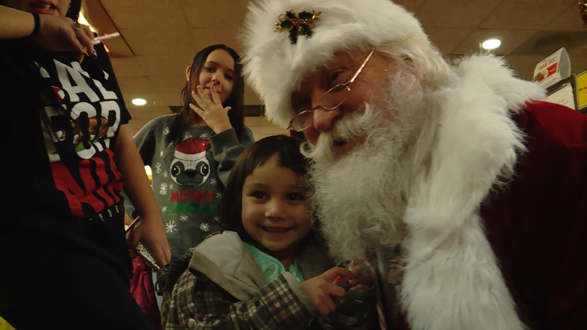 Before going home to the North Pole, several Santas decided they should stop at Denny’s. (Photo: KSL TV)