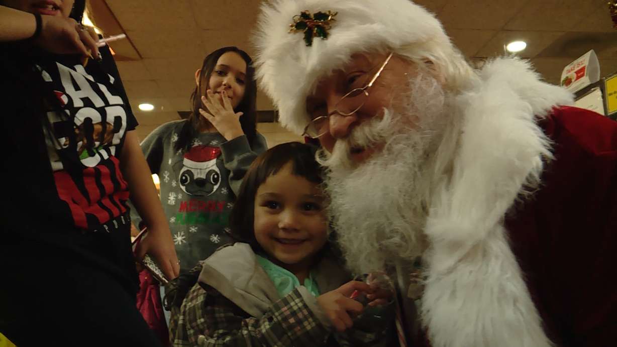 Before going home to the North Pole, several Santas decided they should stop at Denny’s. (Photo: KSL TV)