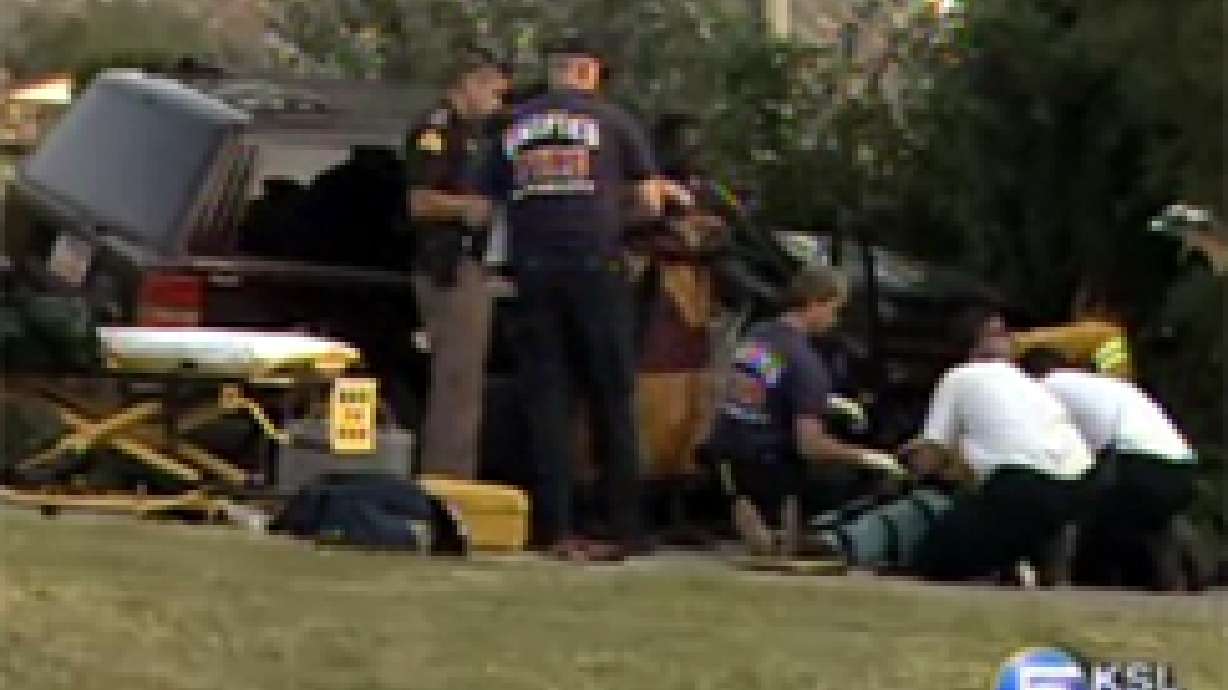 Driver Exits Freeway, Wrecks Car